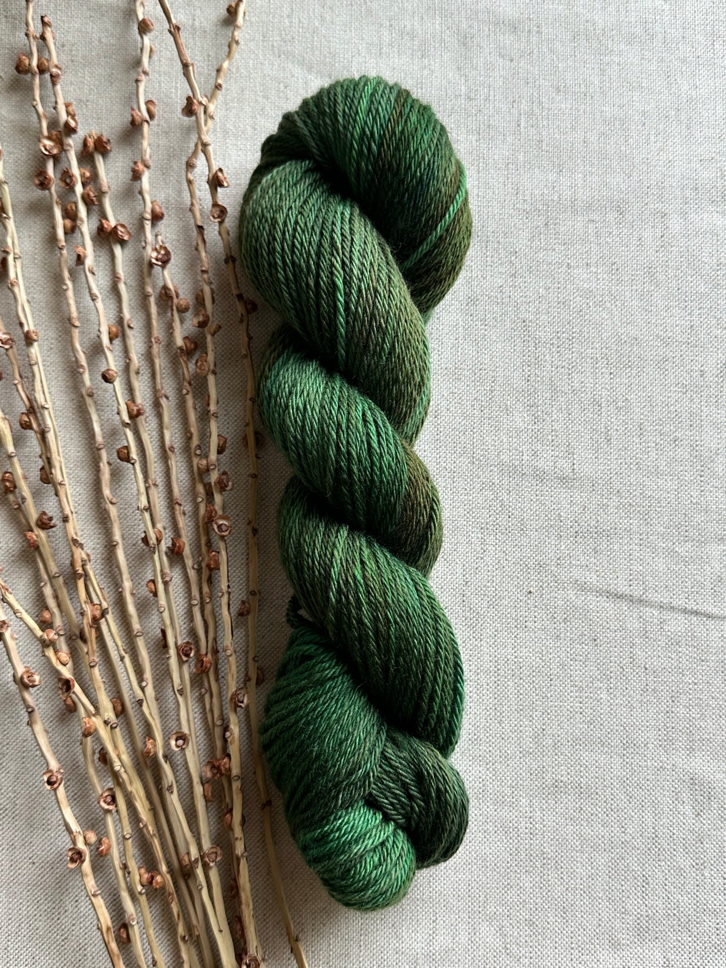 Spinach Aran Falkland Merino