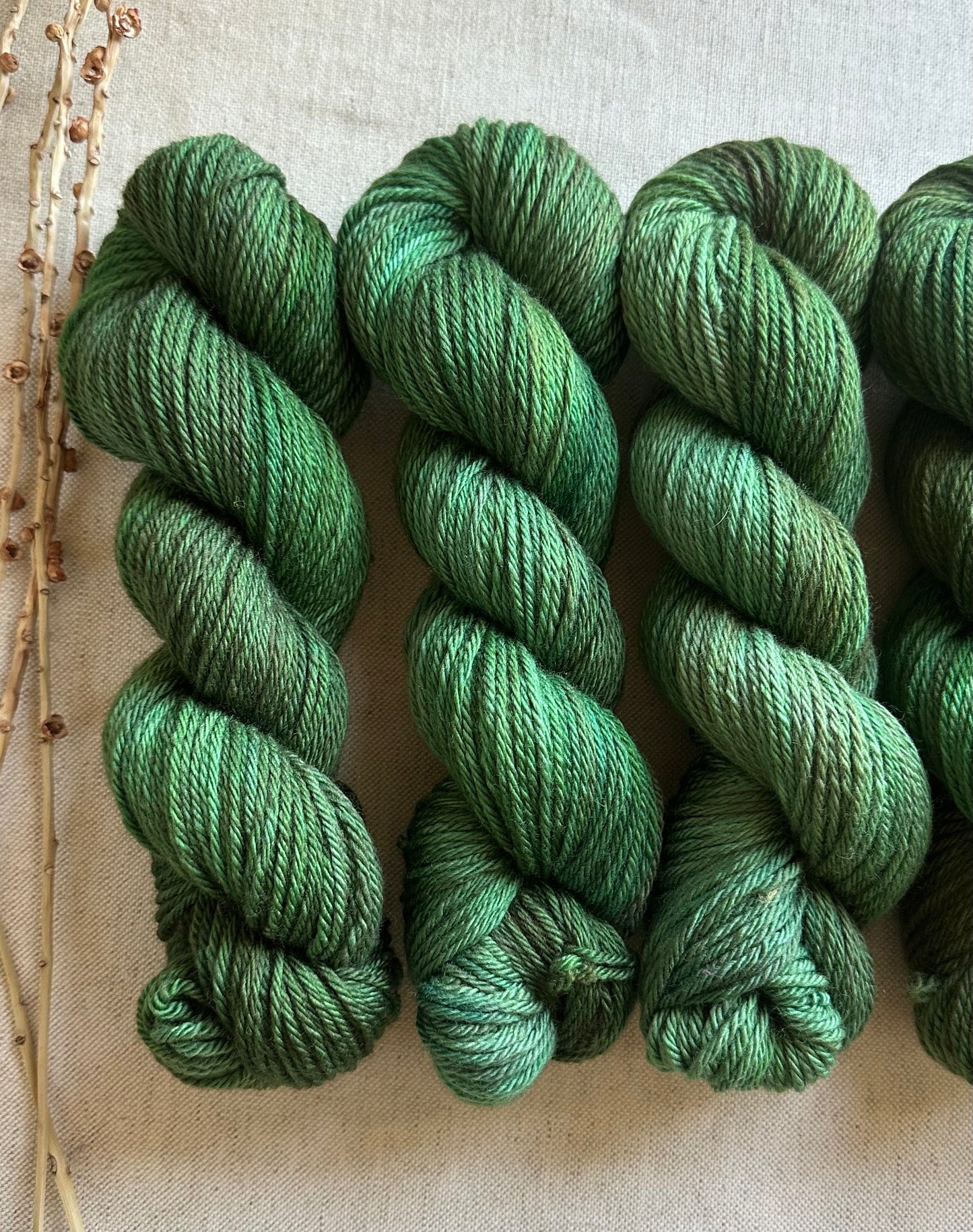 Spinach Aran Falkland Merino