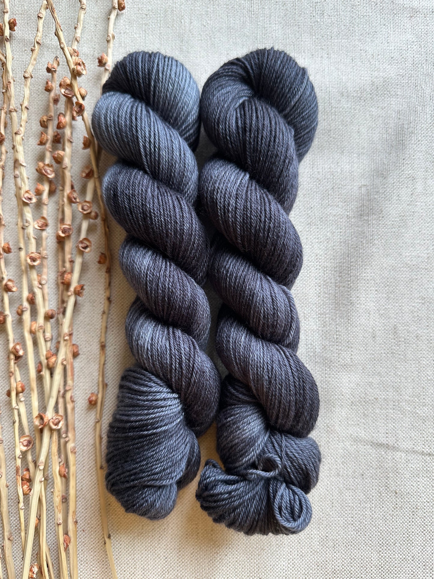 Charcoal SW Merino Nylon 50g Skein