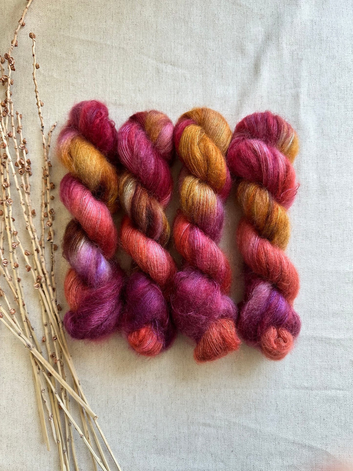 Calico Corn Kid Mohair Silk