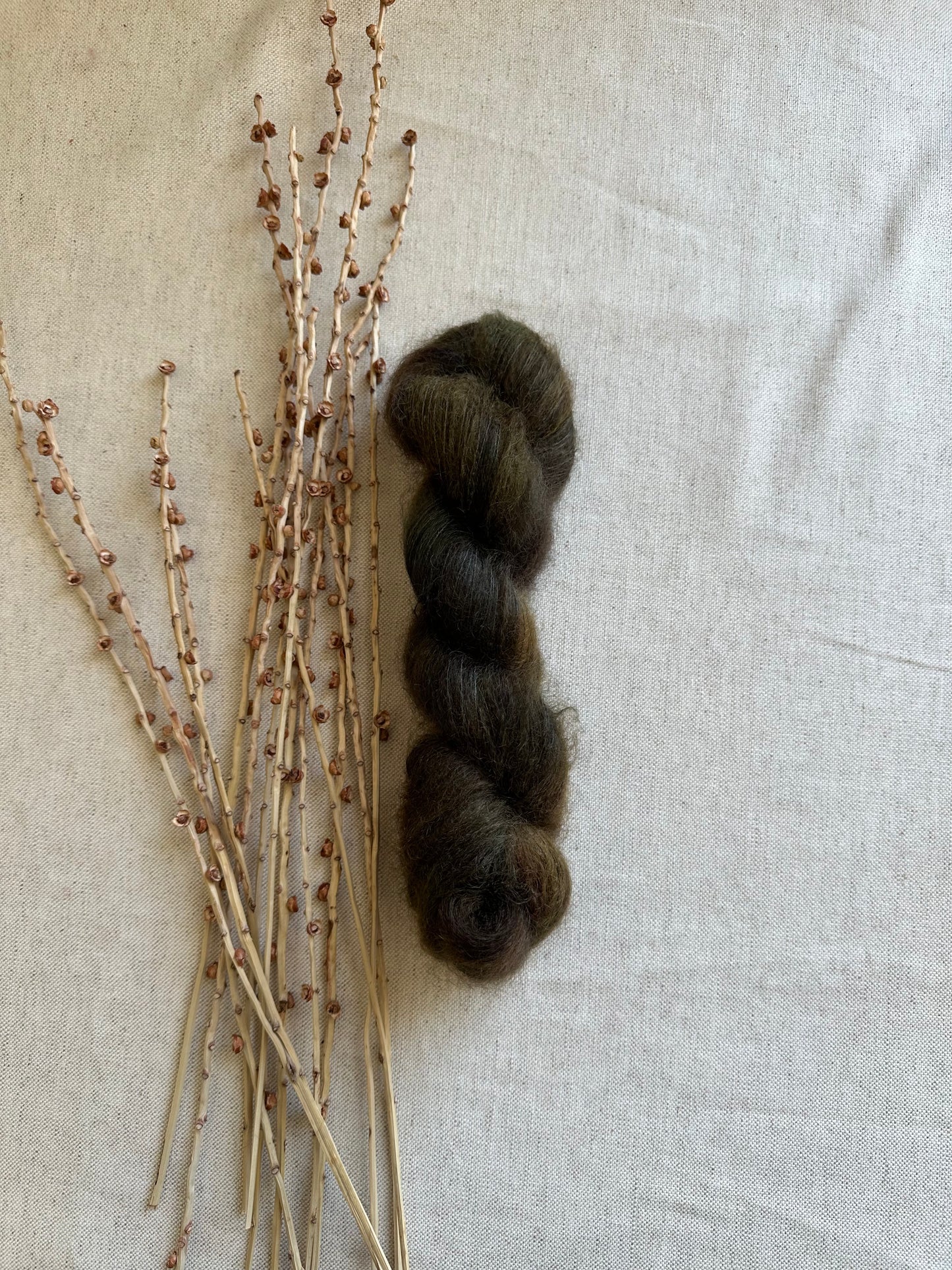 Wilted Spinach Kid Mohair Silk