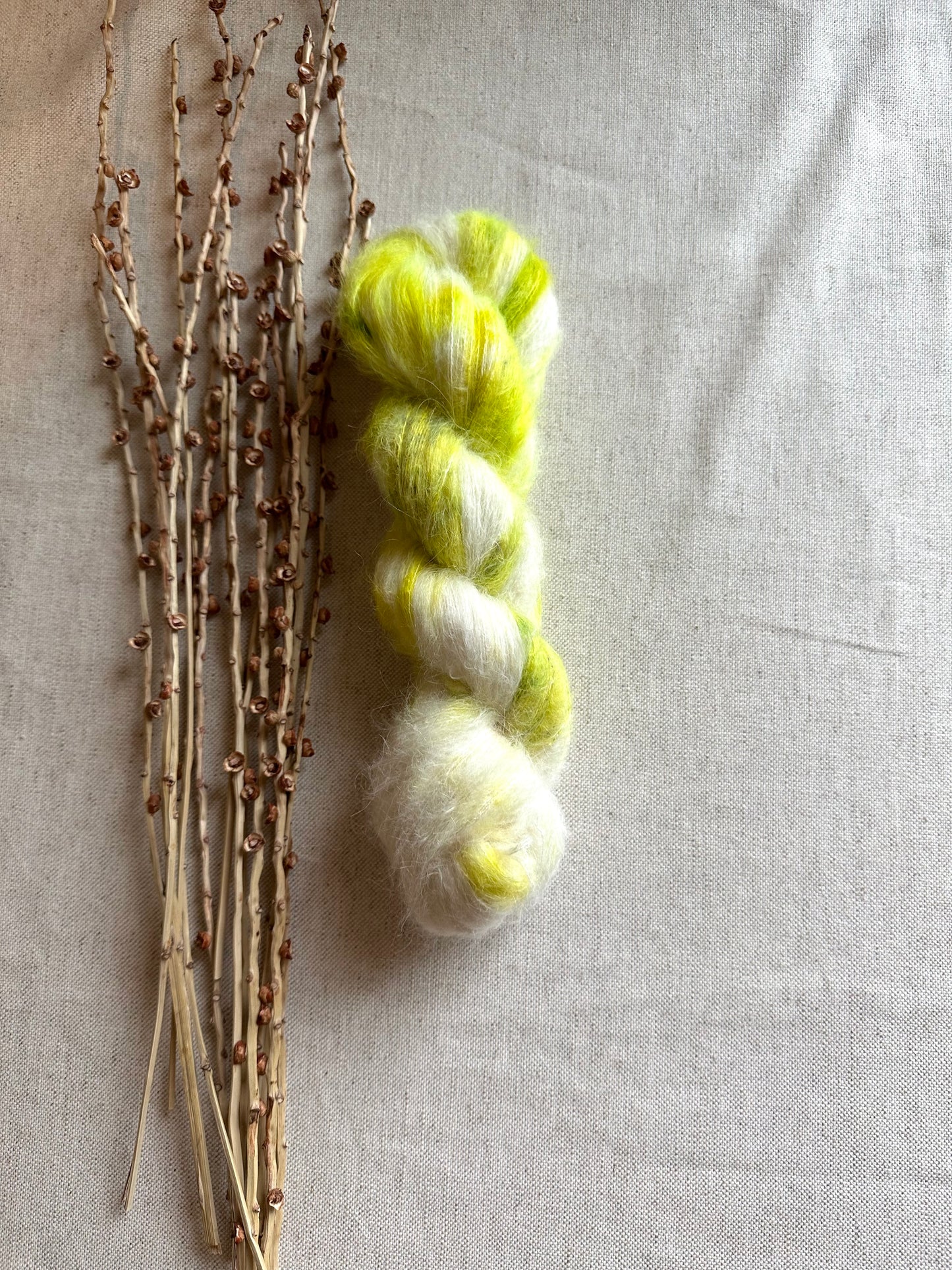 Lemon Frosting Suri Alpaca Silk