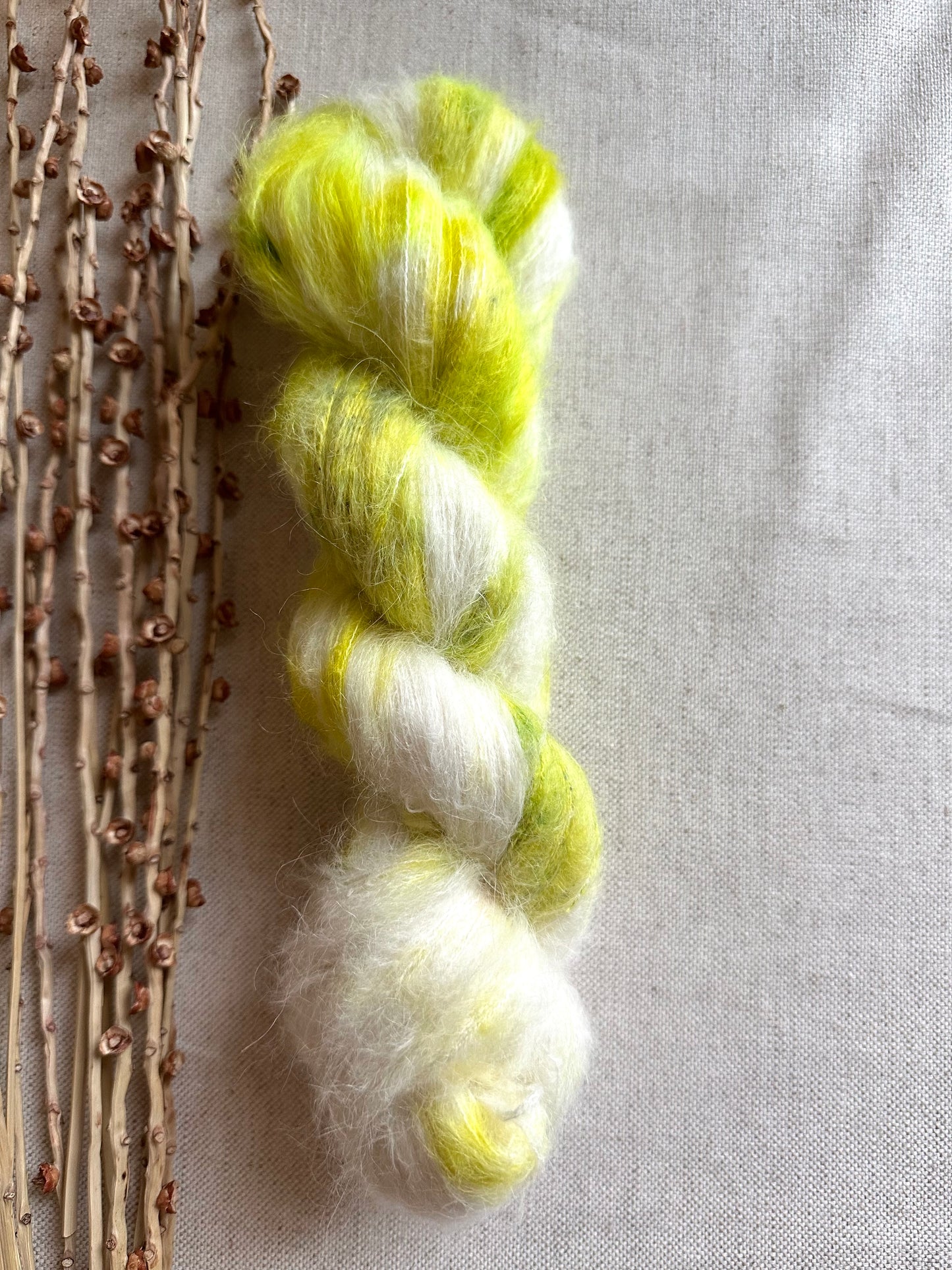 Lemon Frosting Suri Alpaca Silk