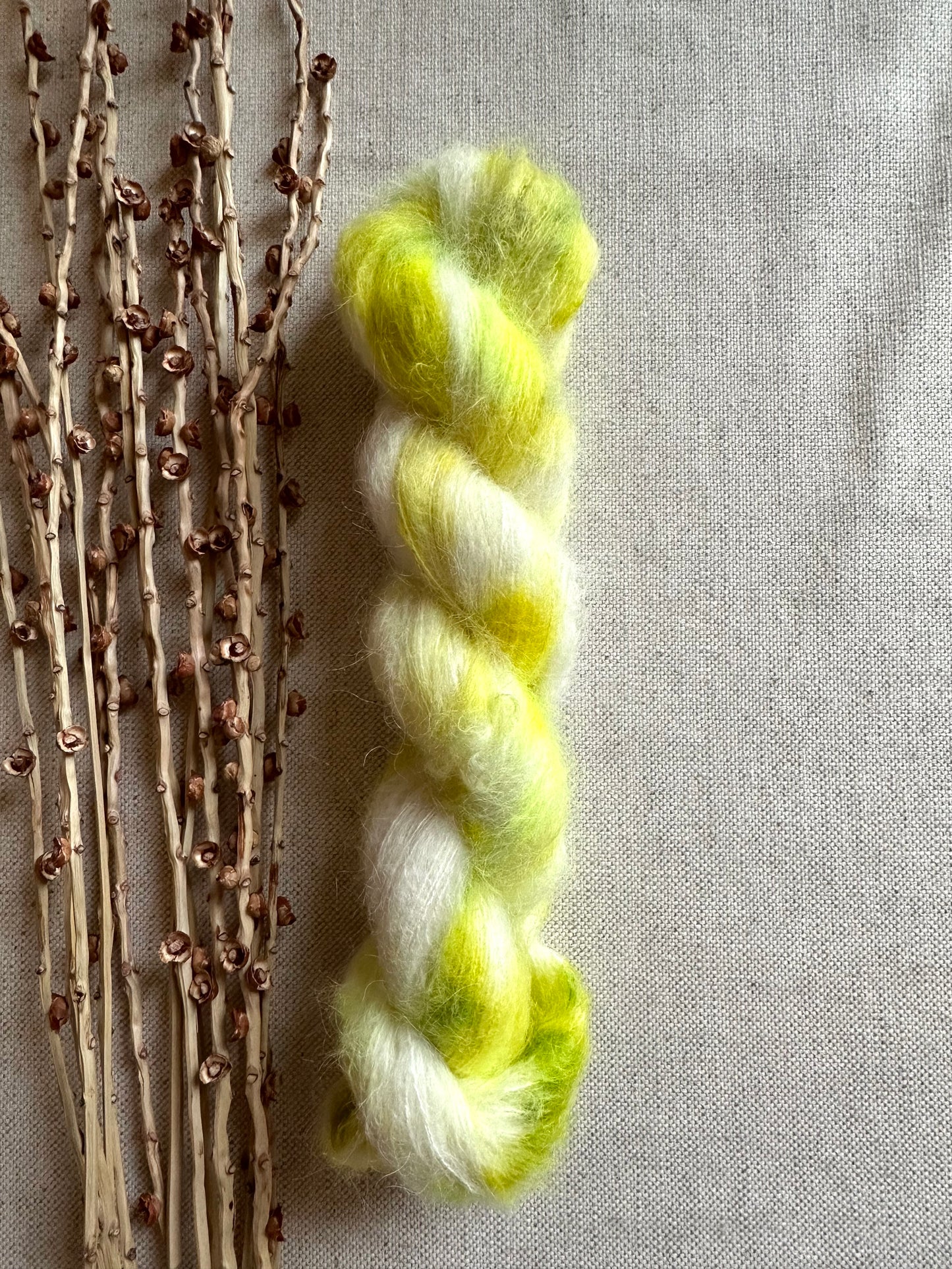 Lemon Frosting Suri Alpaca Silk