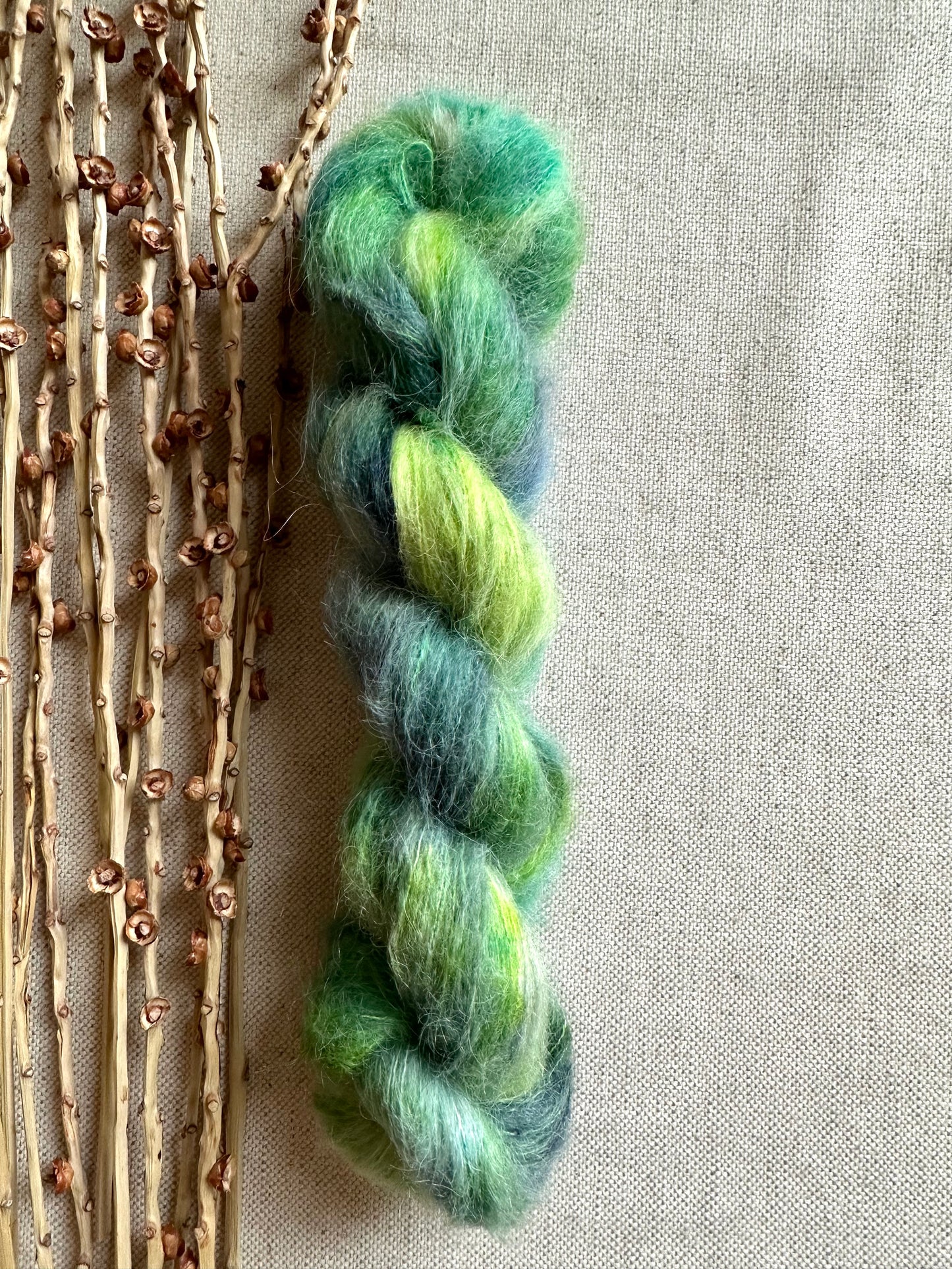 Orcas Island - A Washington State Colorway Suri Alpaca Silk