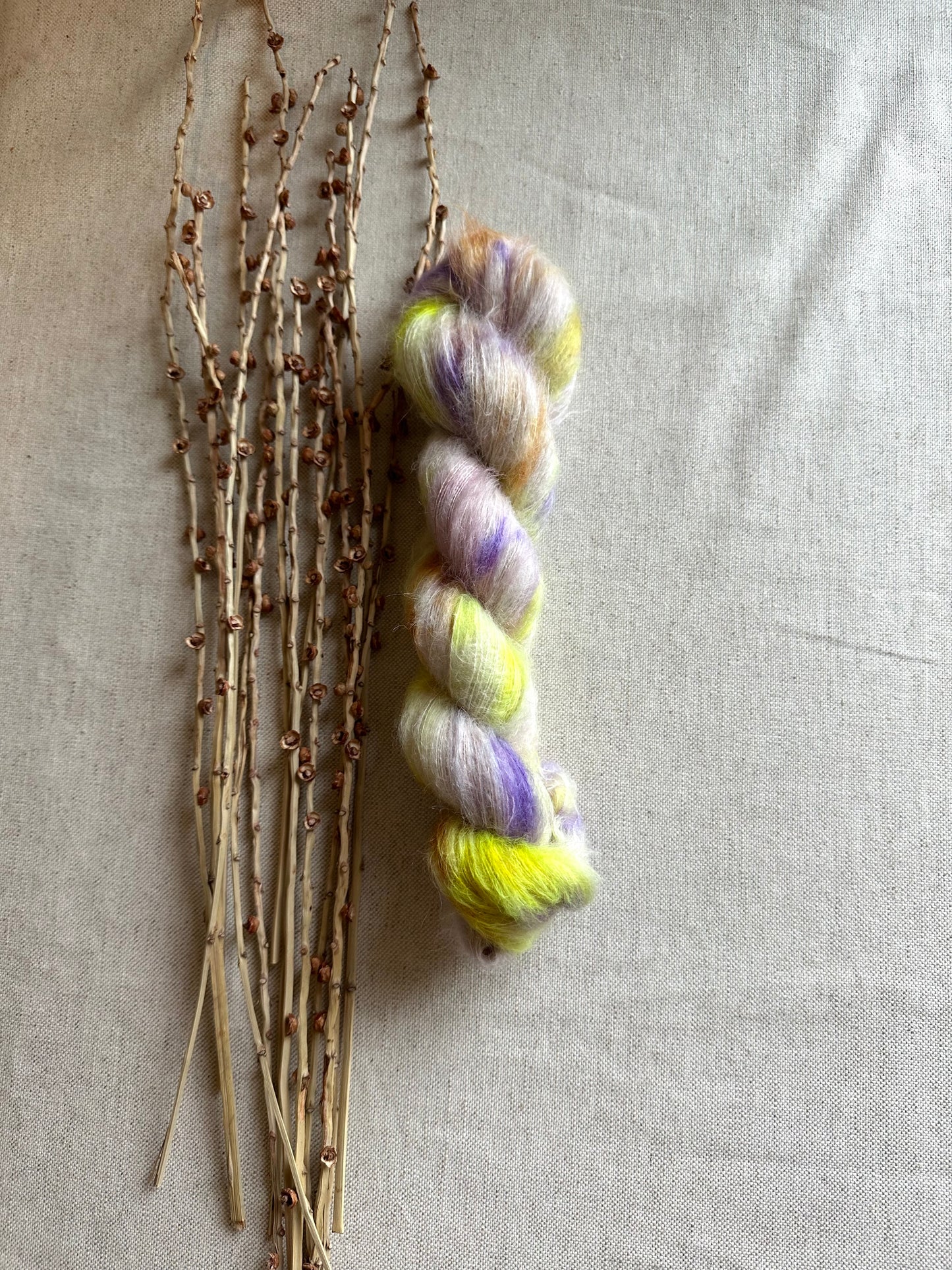 Crush Them Grapes Suri Alpaca Silk