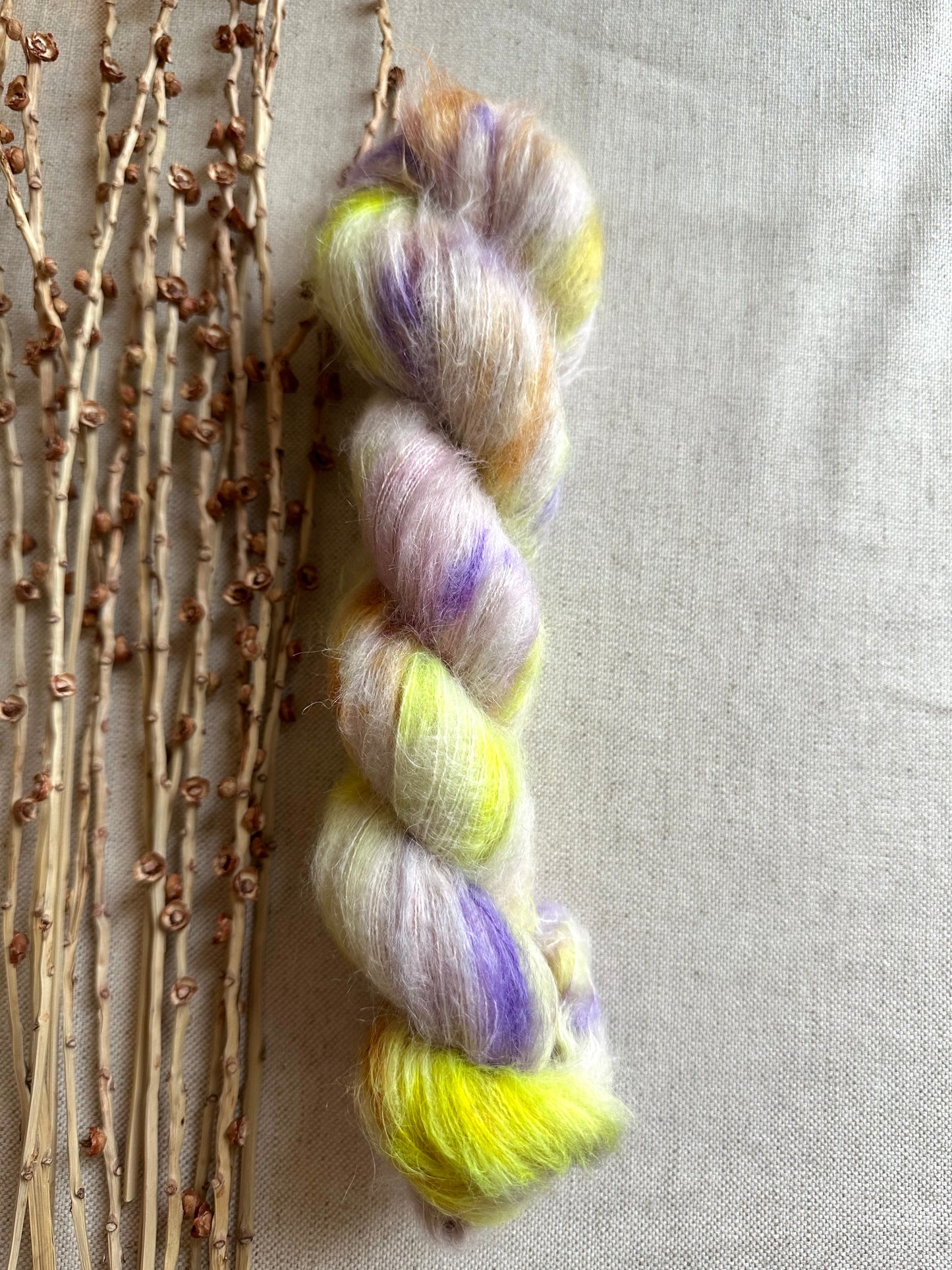 Crush Them Grapes Suri Alpaca Silk