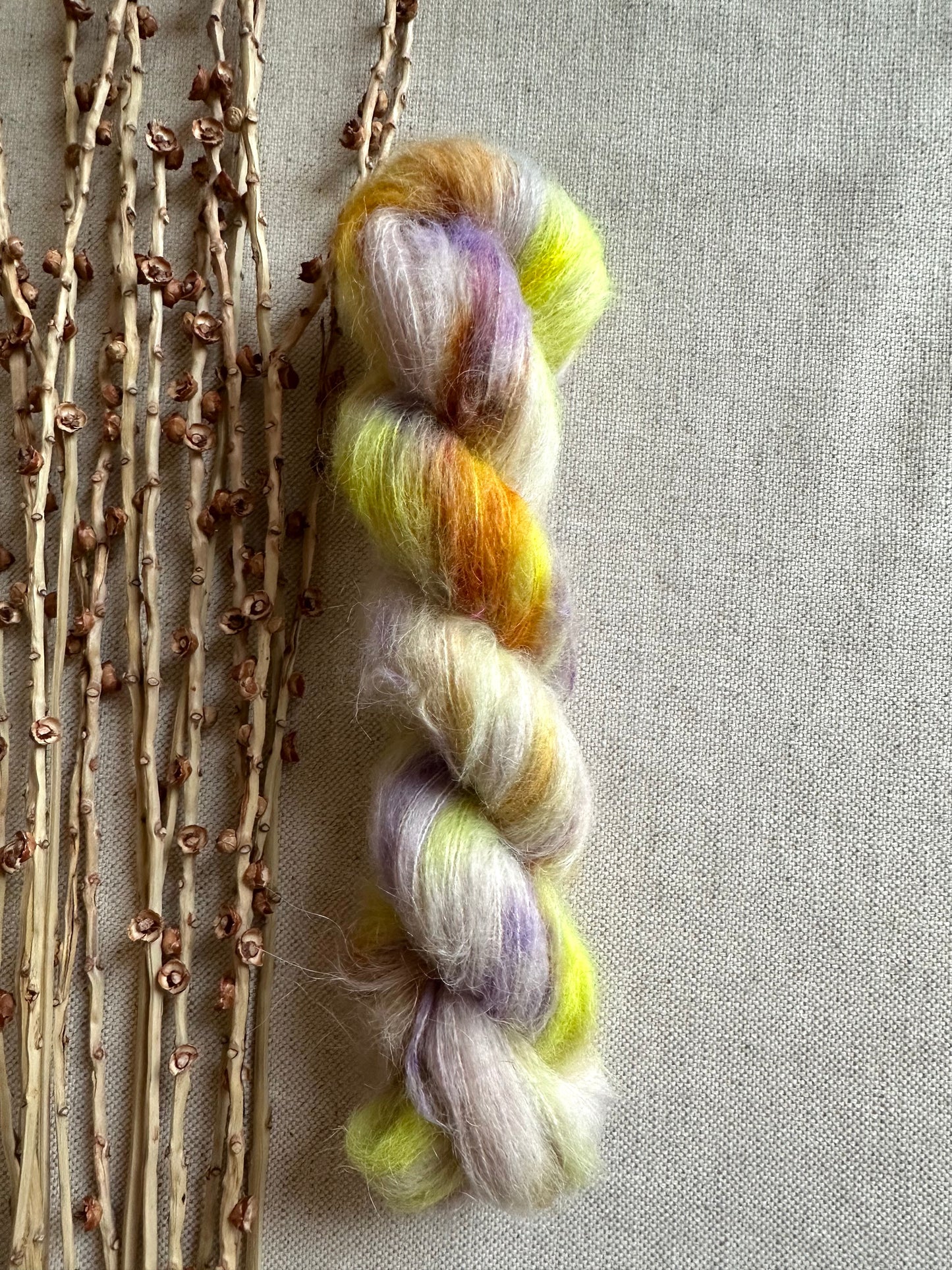 Crush Them Grapes Suri Alpaca Silk