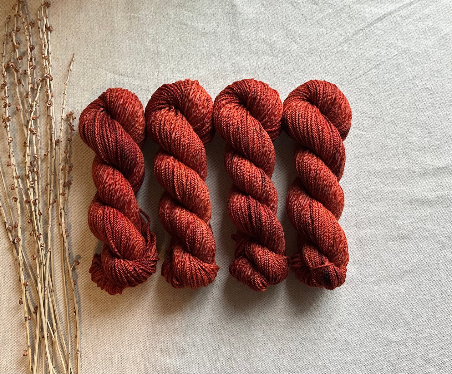 Cinnamon Twist Aran Falkland Merino