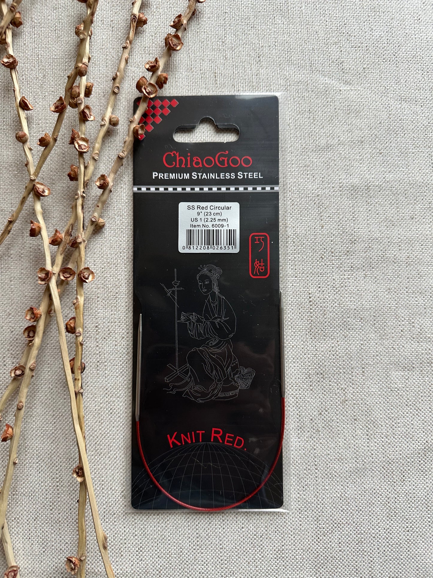 ChiaoGoo Red Lace Circular Knitting Needles