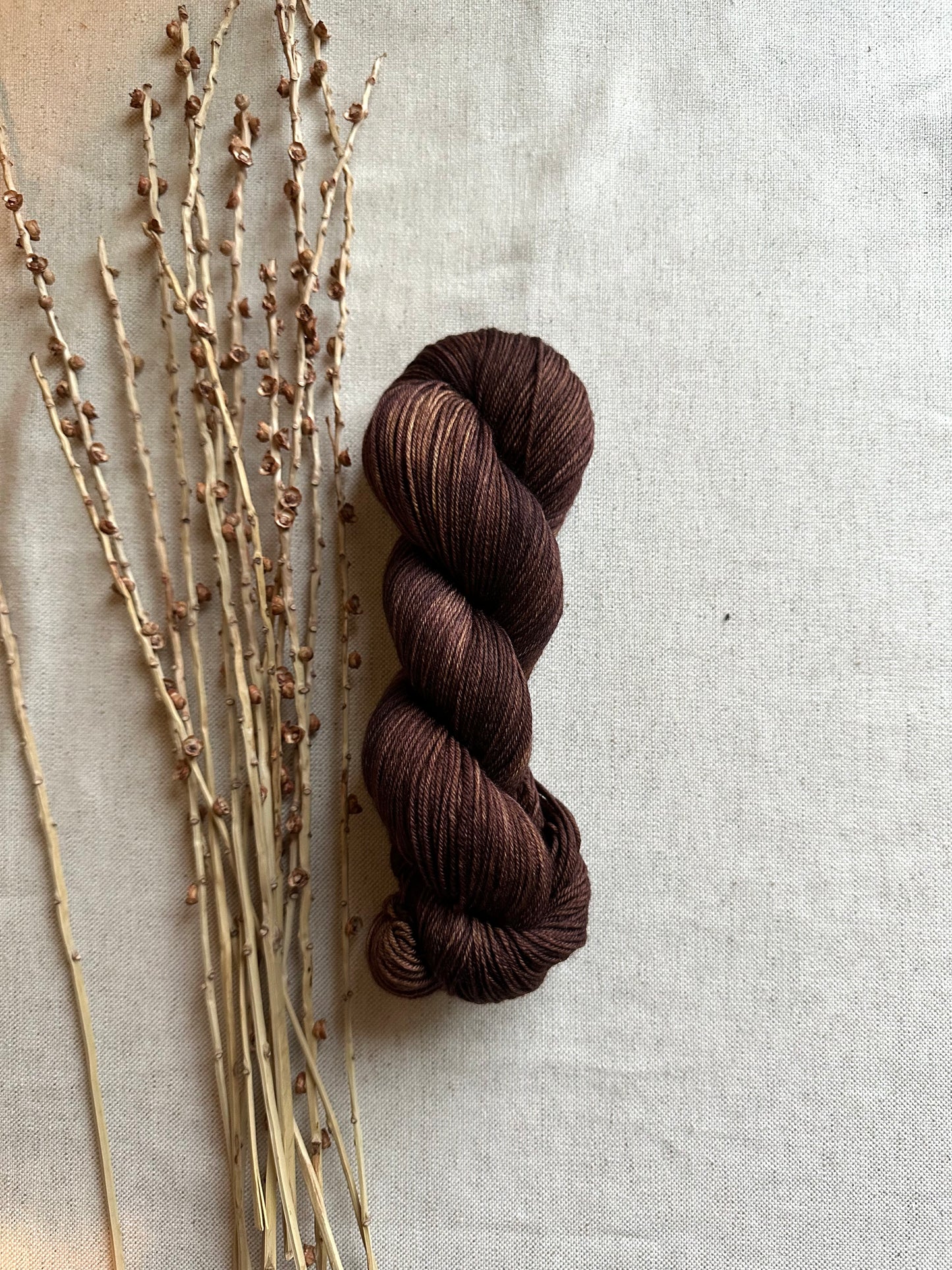 Distressed Maron 100g Skein