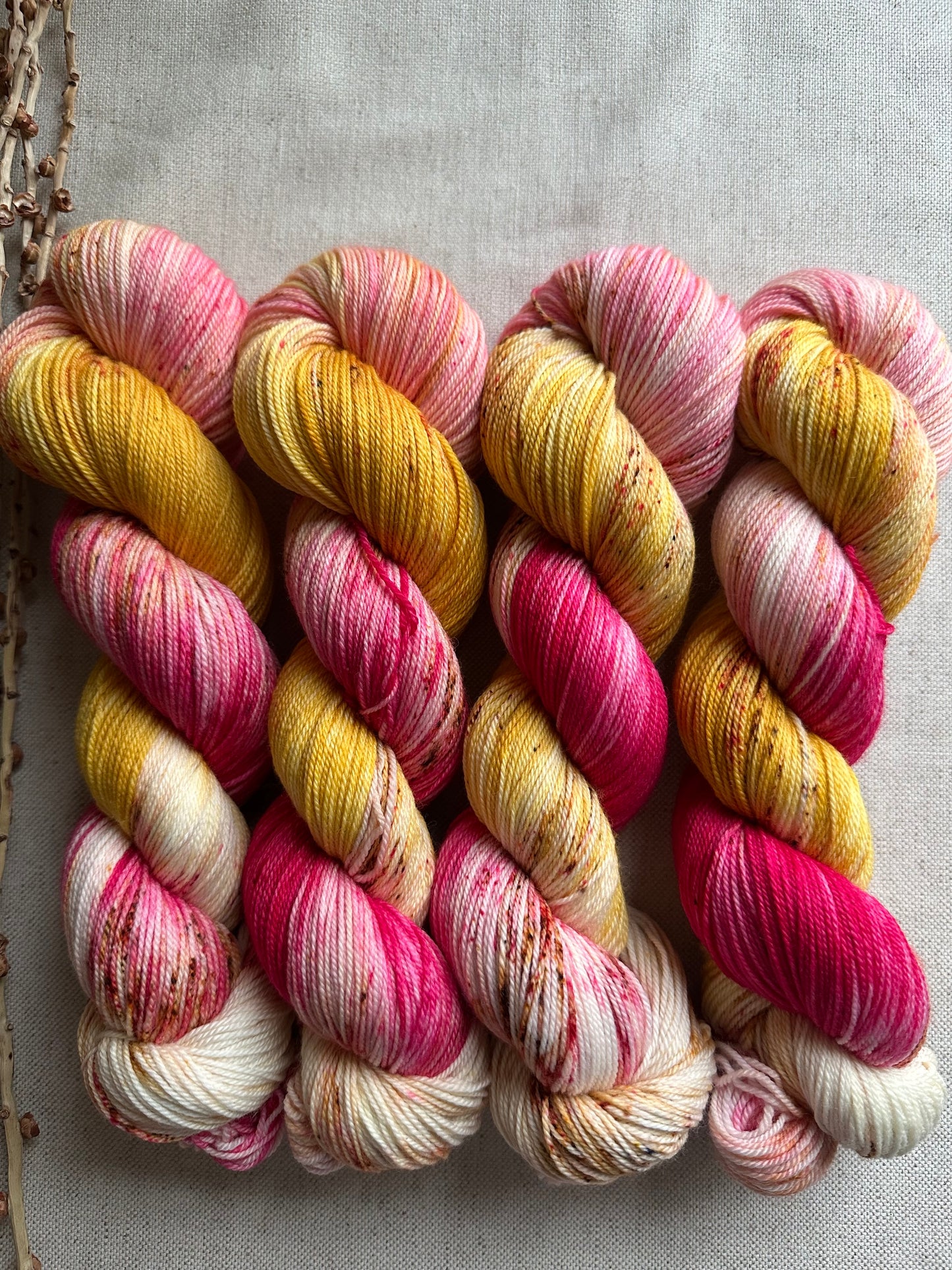 Lemon Meringue 100g 3ply SW Merino Nylon