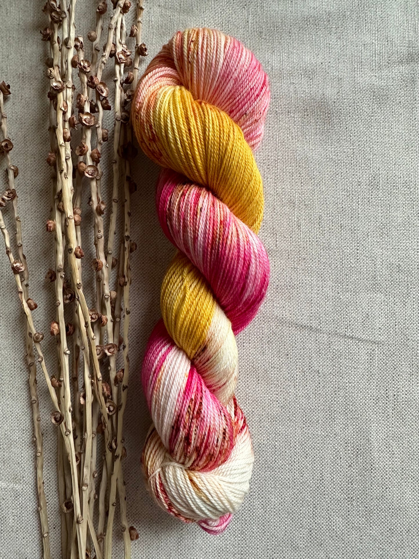 Lemon Meringue 100g 3ply SW Merino Nylon