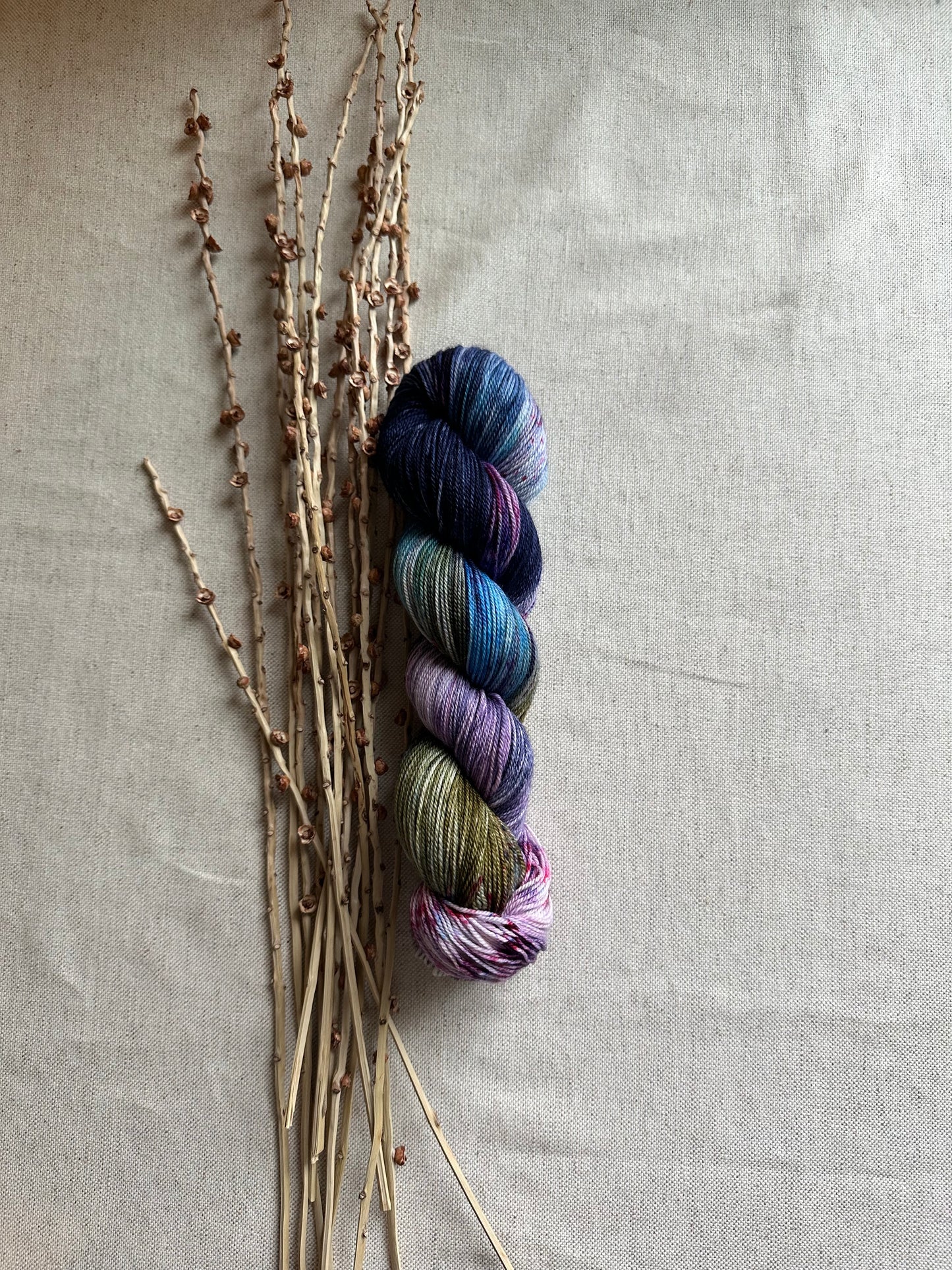 Mixed Berry 100g 3ply SW Merino Nylon