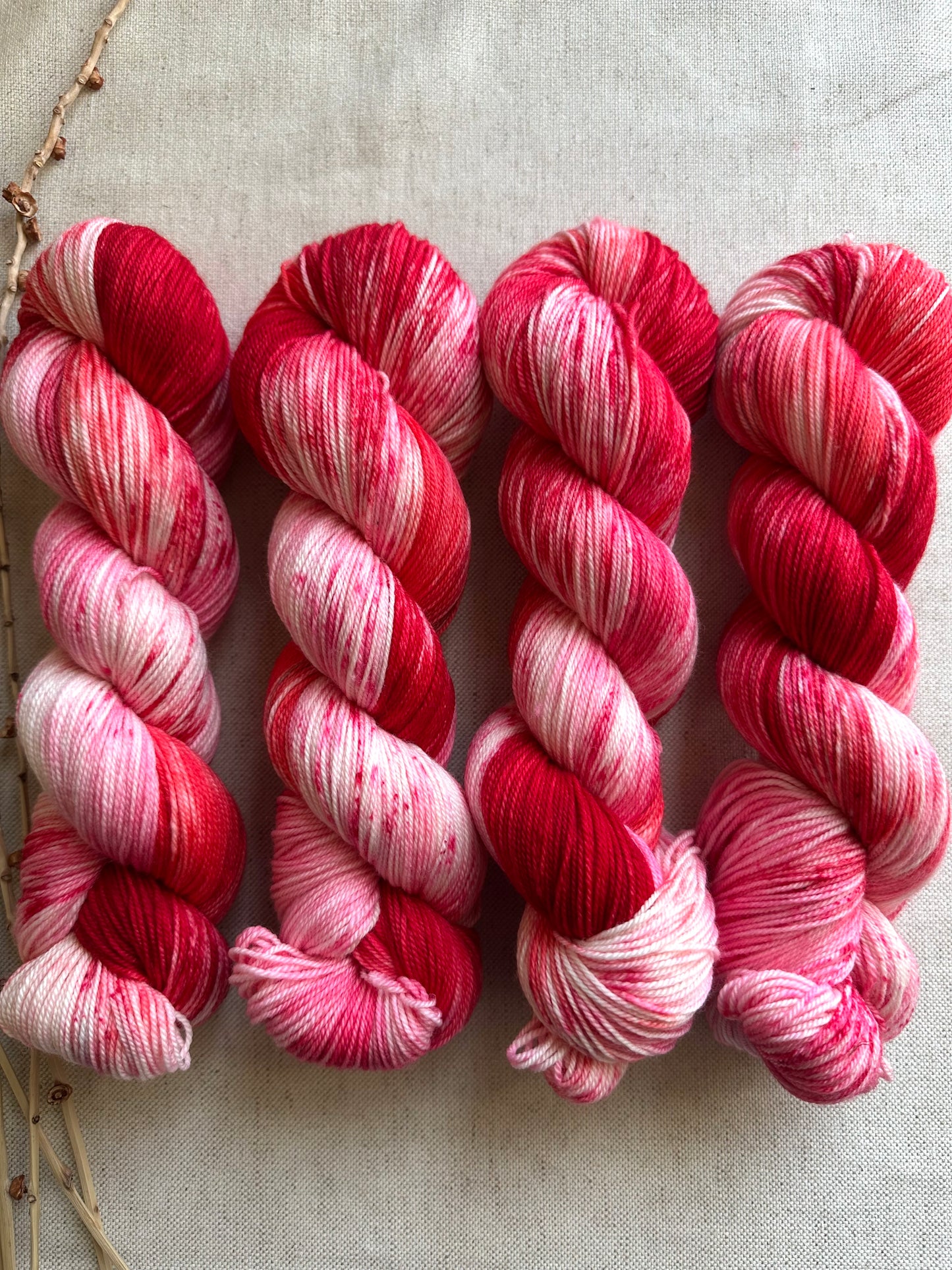 Cherry Pie 100g 3ply SW Merino Nylon