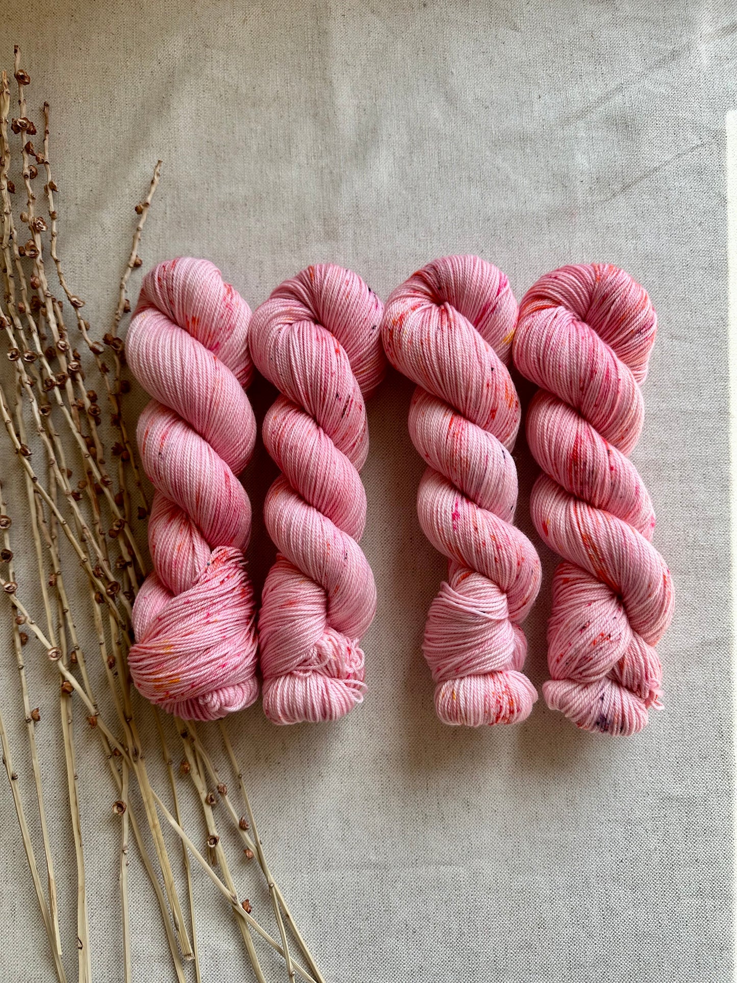 Strawberry Meringue 100g 3ply SW Merino Nylon