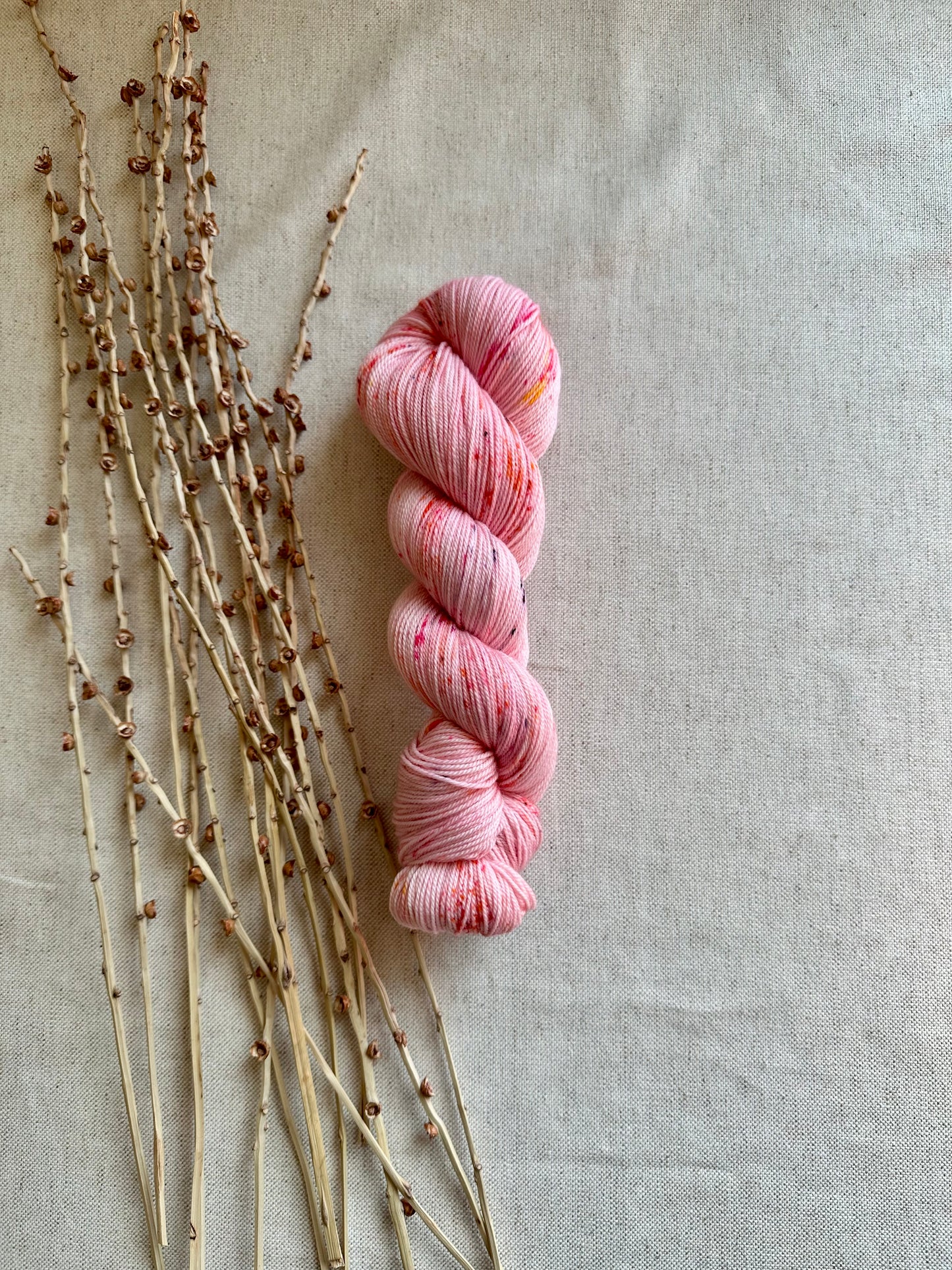 Strawberry Meringue 100g 3ply SW Merino Nylon