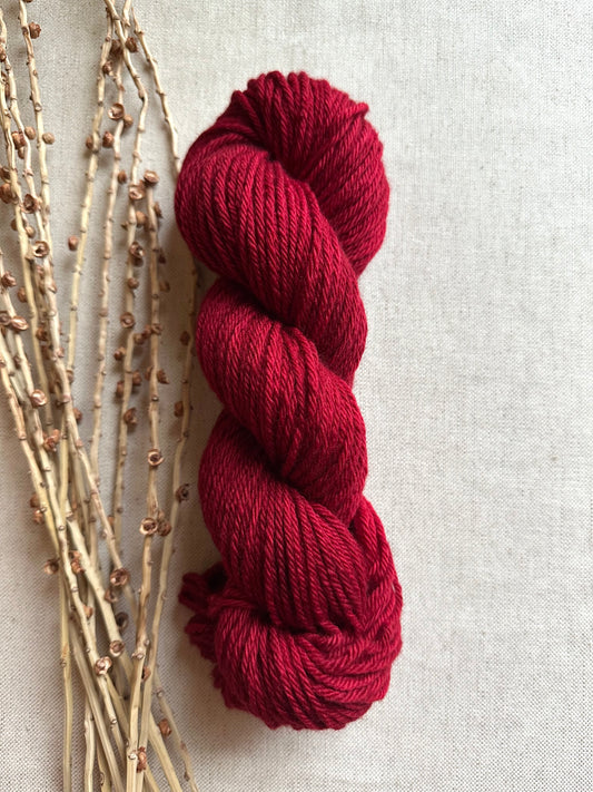 Poinsettia Aran Falkland Merino