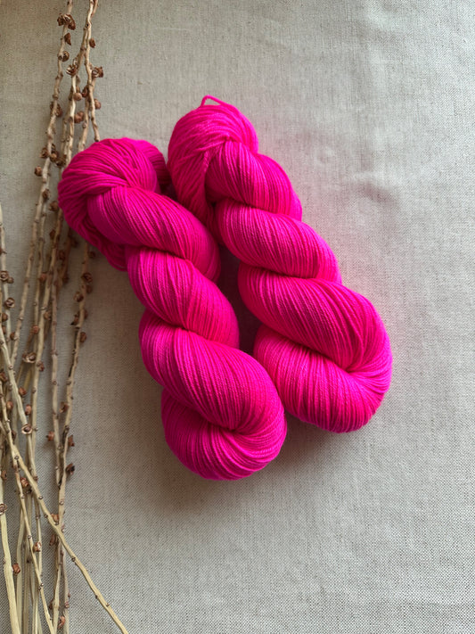 Shocking Pink 100g Skein