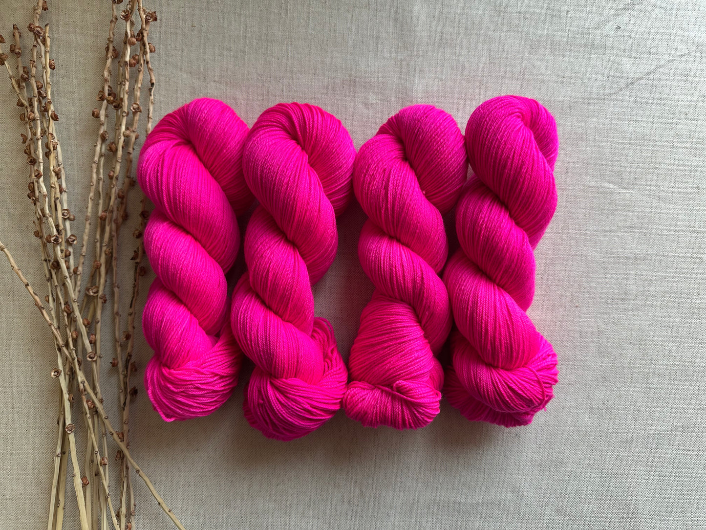 Shocking Pink 100g Skein