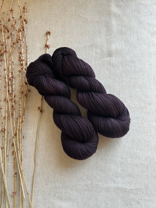 Aubergine SW Merino Nylon Yarn