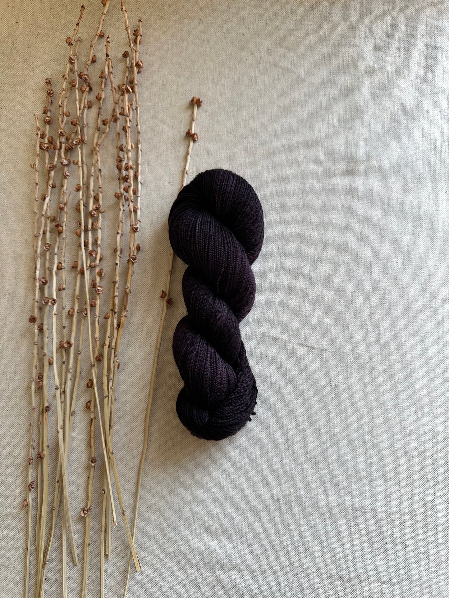 Aubergine SW Merino Nylon Yarn