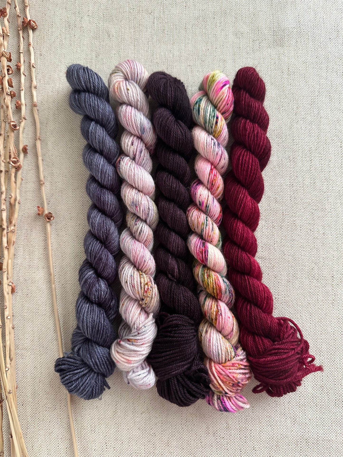 There Are Worse Things I Could Do - SW Merino Nylon Mini Skein Set