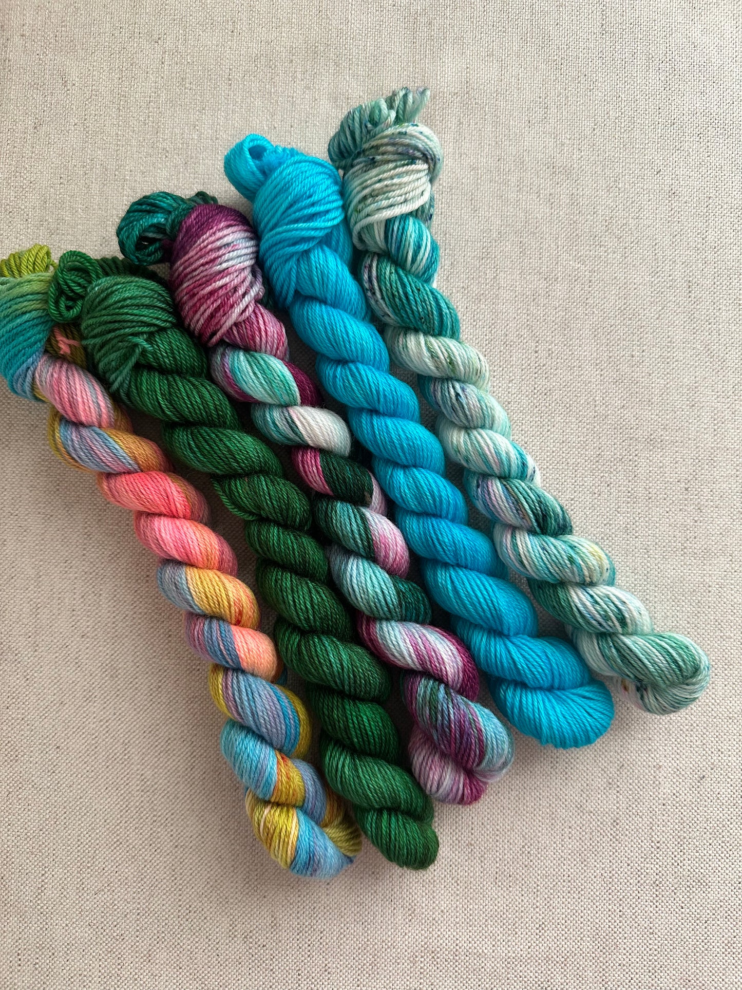 Summer Nights - SW Merino Nylon Mini Skein Set