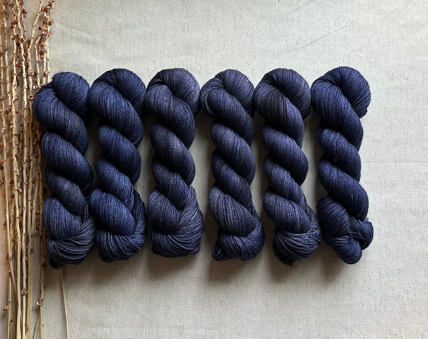 Navy Merino Untreated