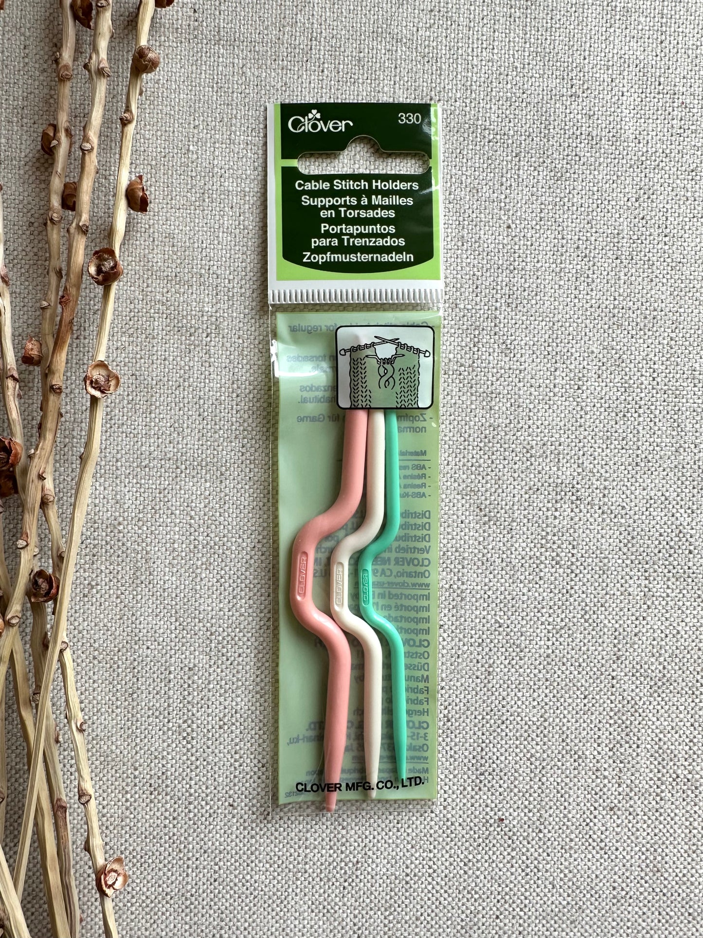 Clover Cable Stitch Holder