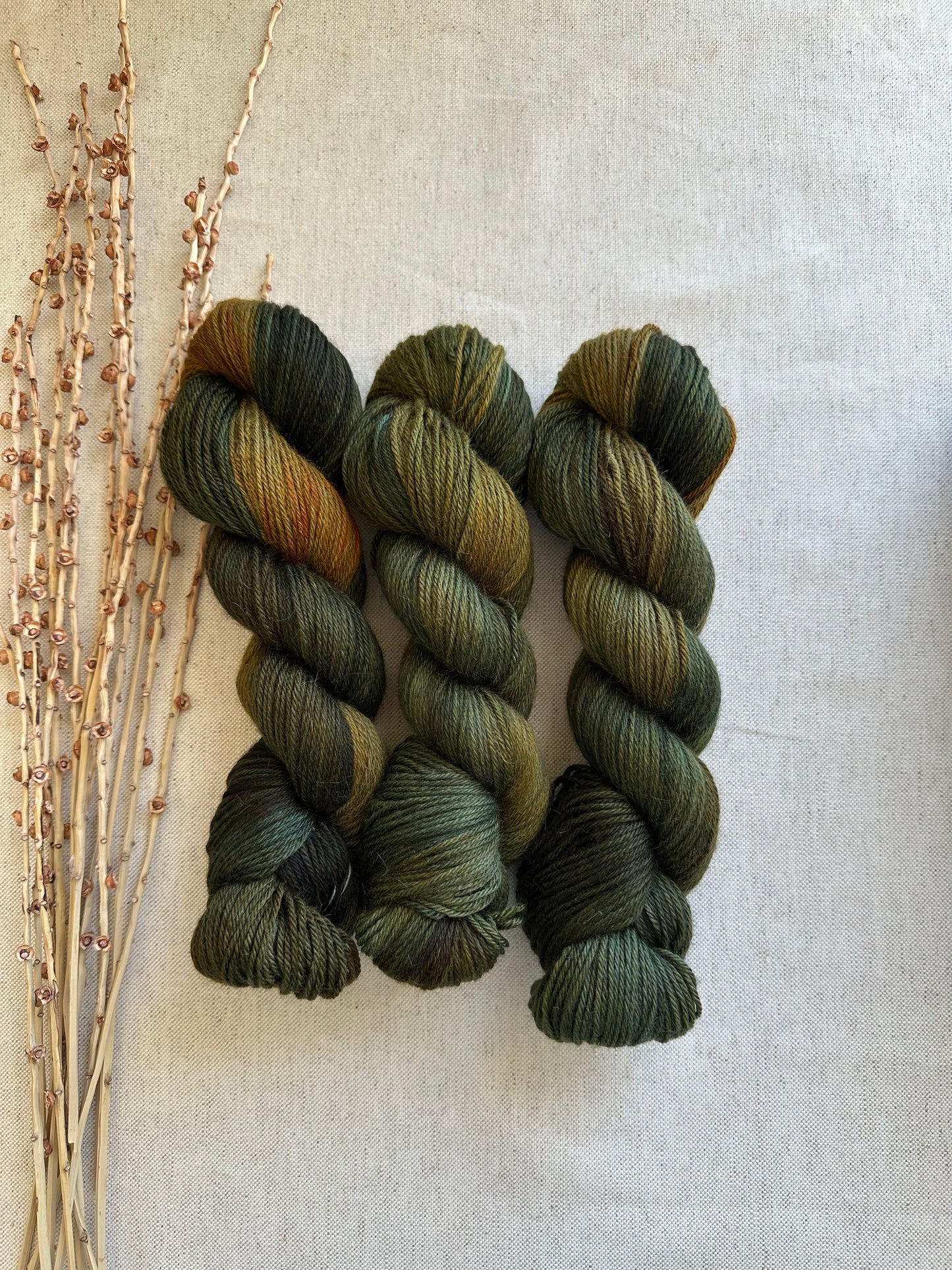 Olive Drab Merino Baby Alpaca