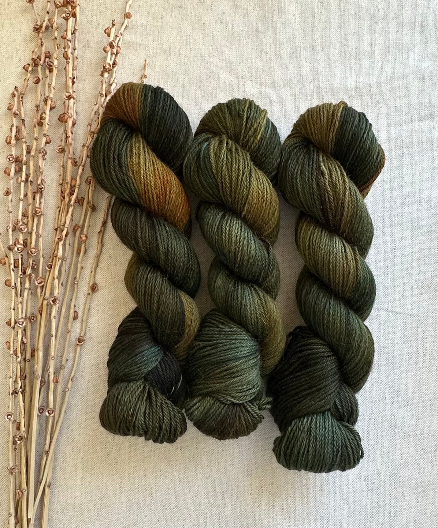 Olive Drab Merino Baby Alpaca