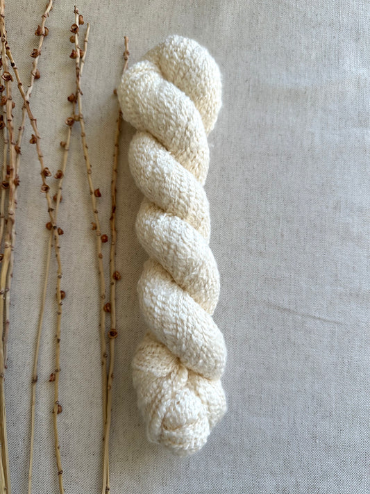 Vanilla Boucle Cotton Yarn