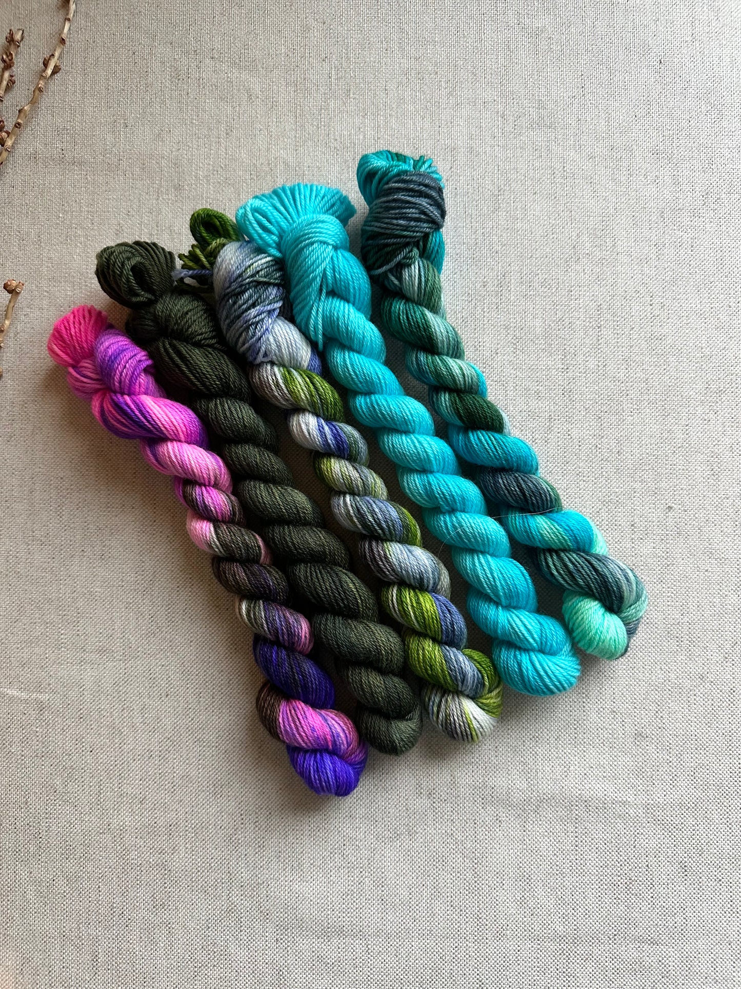 Little Skipper - SW Merino Nylon Mini Skein Set