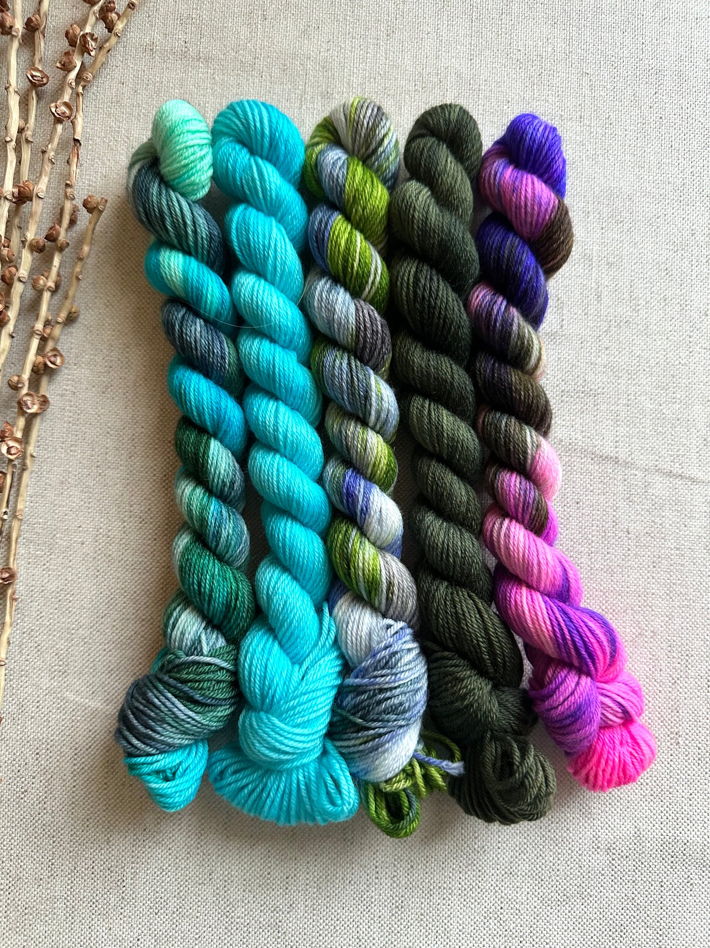 Little Skipper - SW Merino Nylon Mini Skein Set