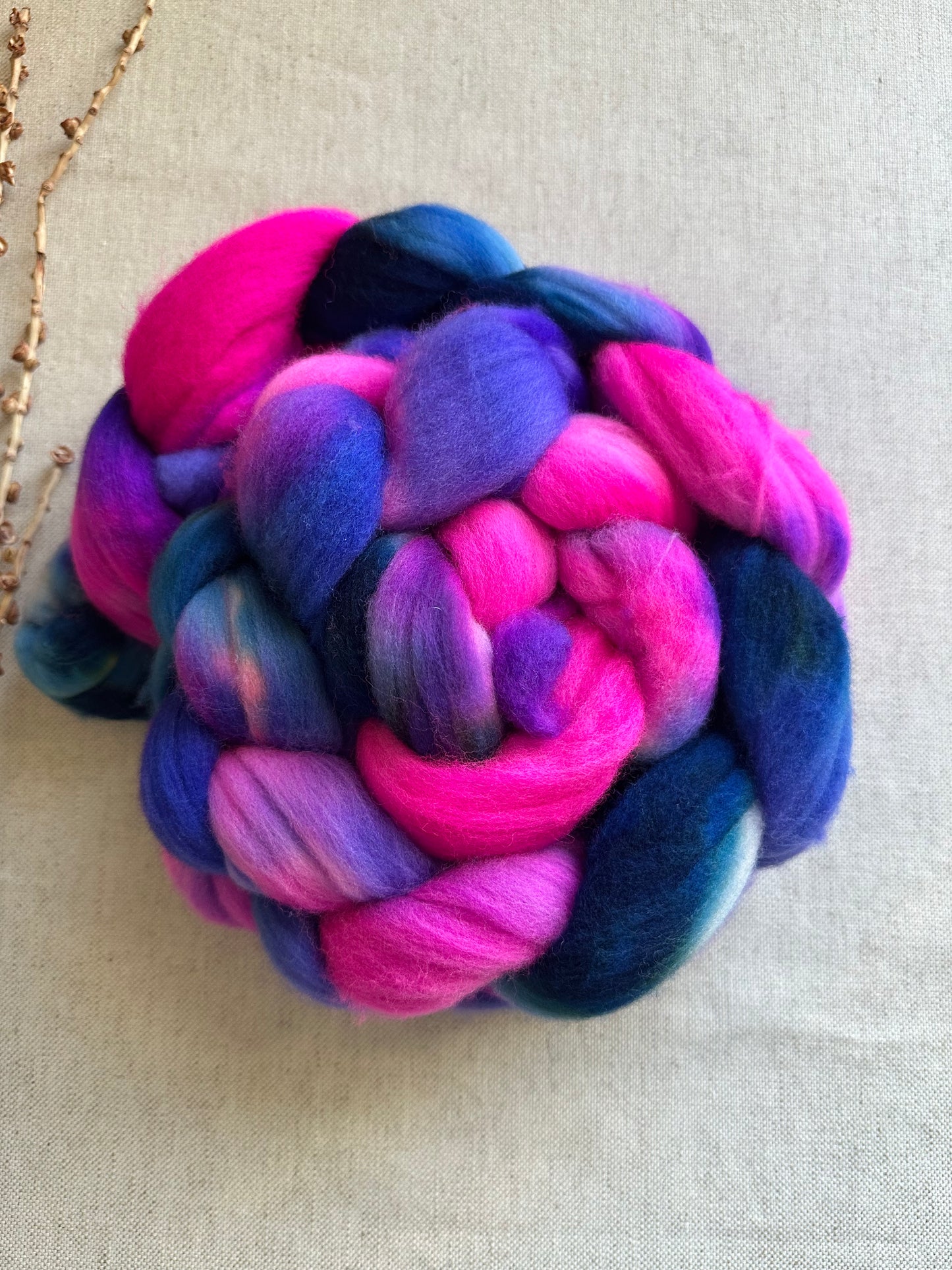 Pretty Posies Merino Top Spinning Fiber