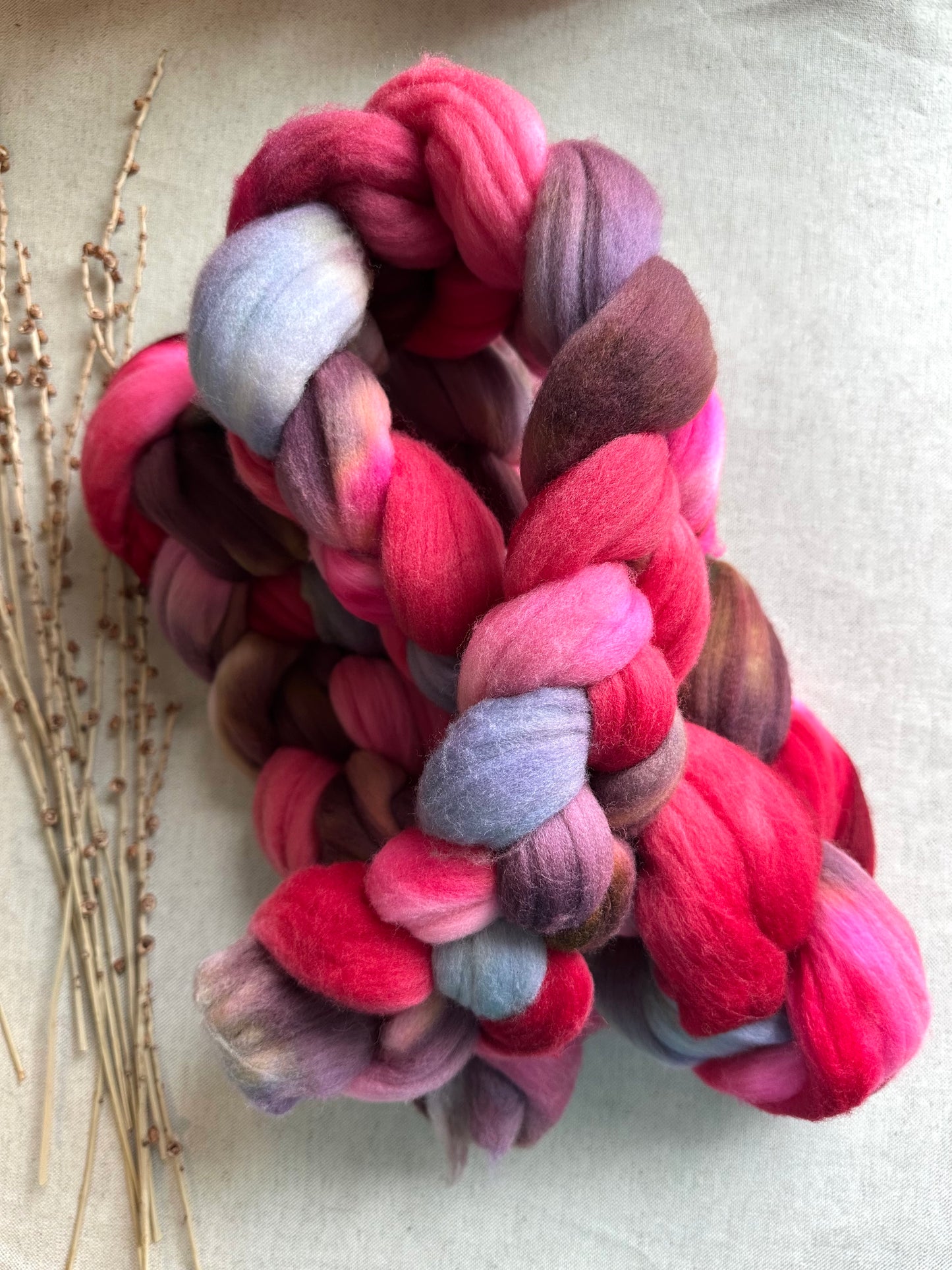 Whatchamacallit Rambouillet Top Spinning Fiber