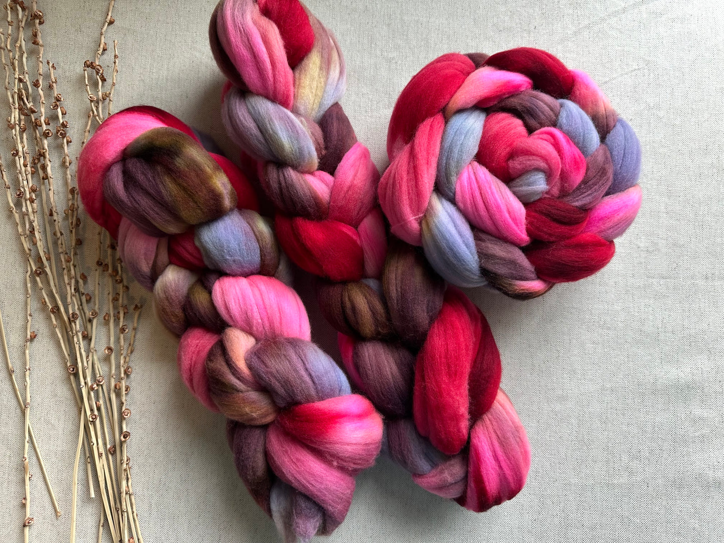 Whatchamacallit Rambouillet Top Spinning Fiber