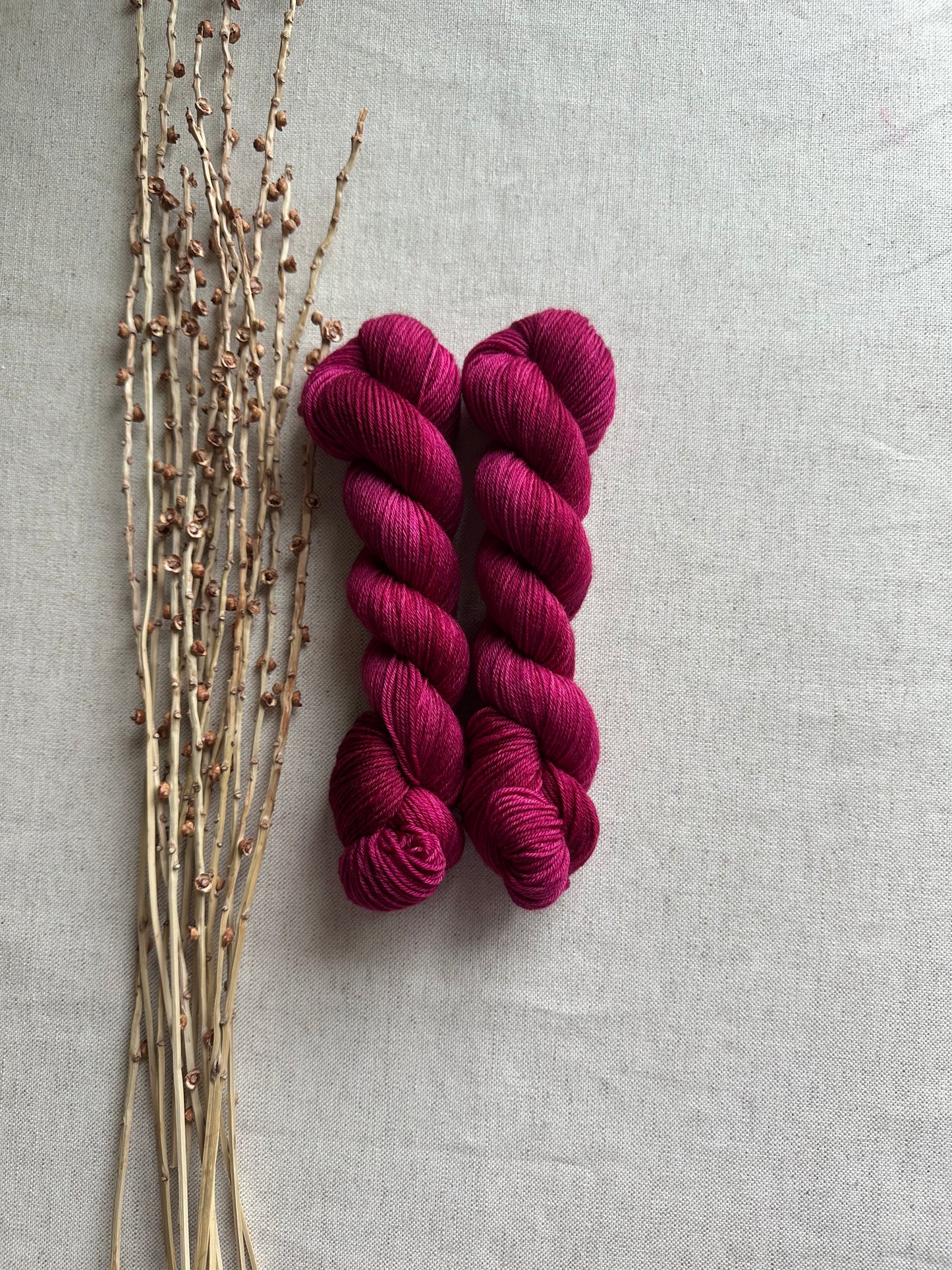 Burgundy SW Merino Nylon 50g Skein