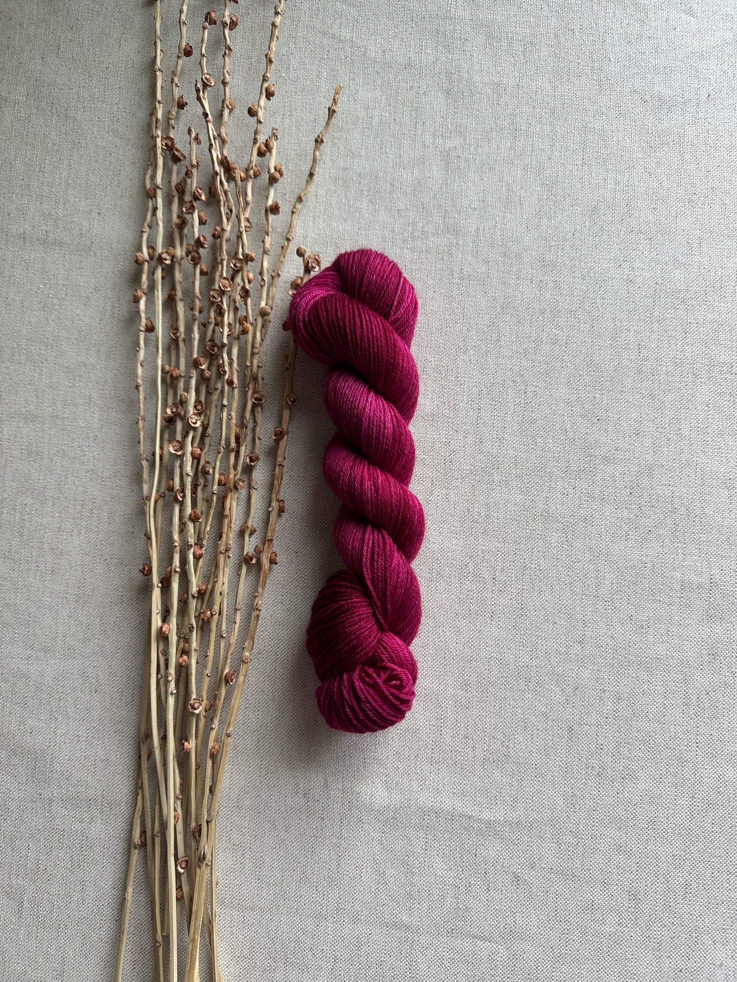 Burgundy SW Merino Nylon 50g Skein