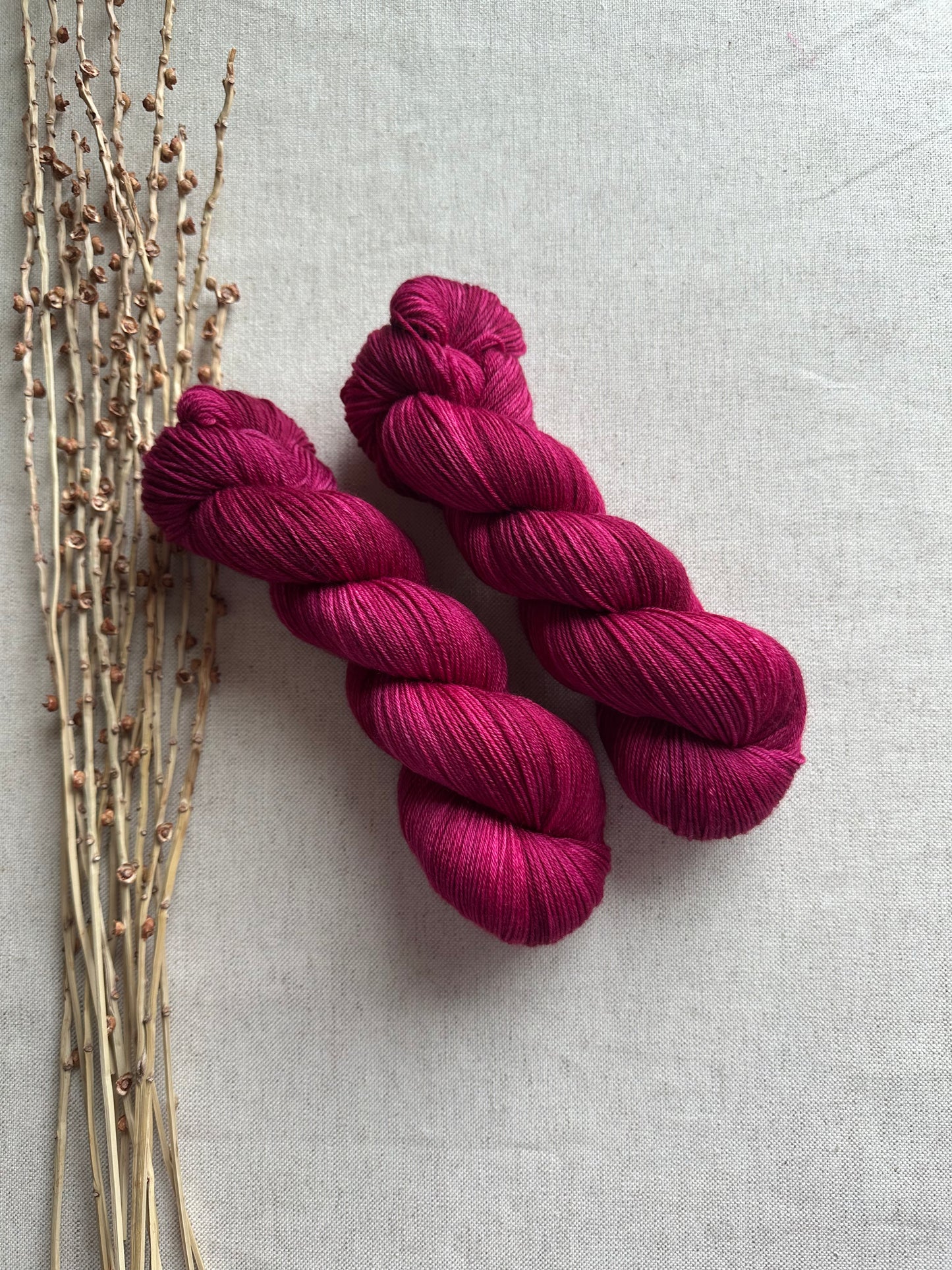 Burgundy SW Merino Nylon Yarn