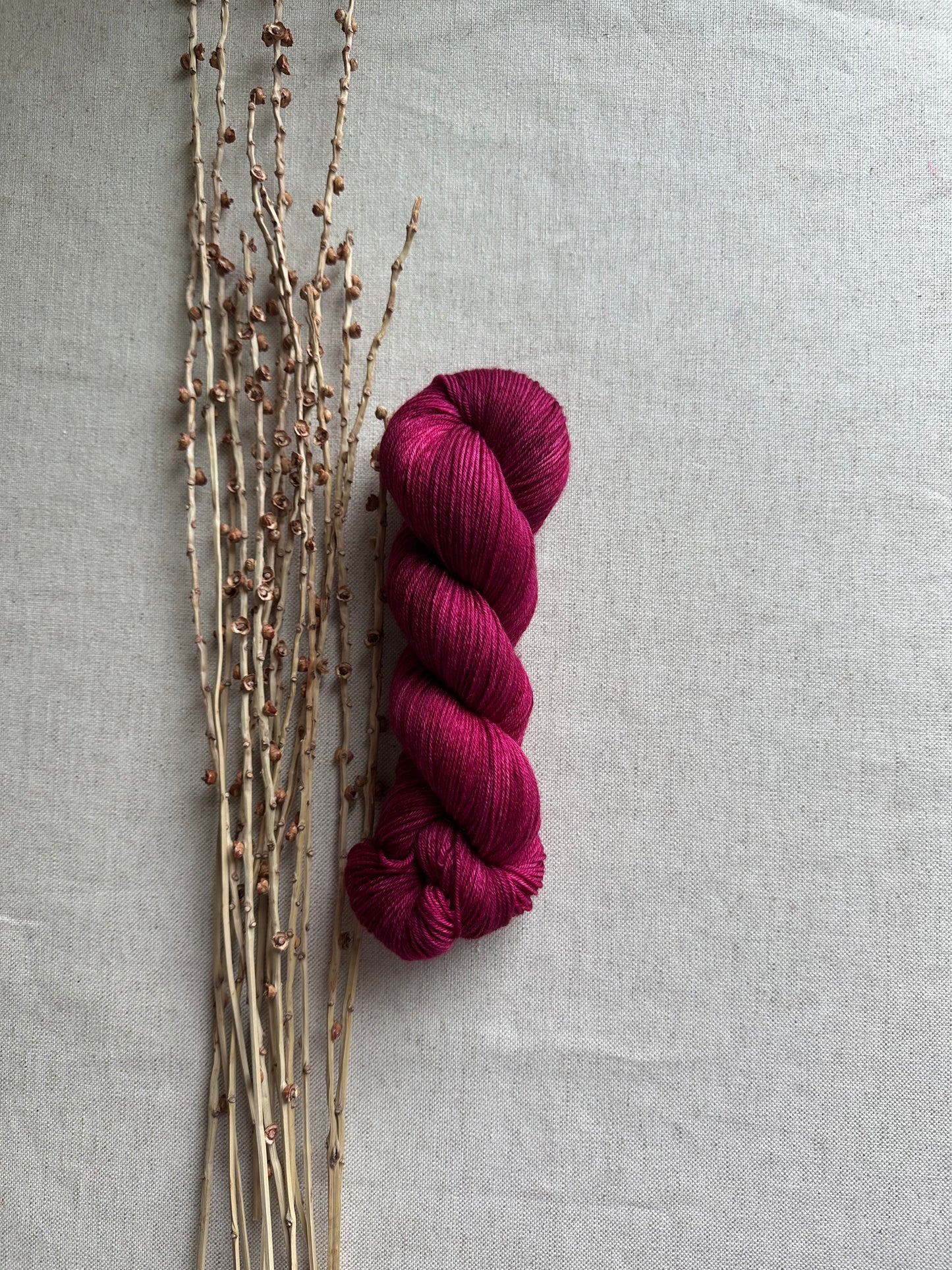 Burgundy SW Merino Nylon Yarn