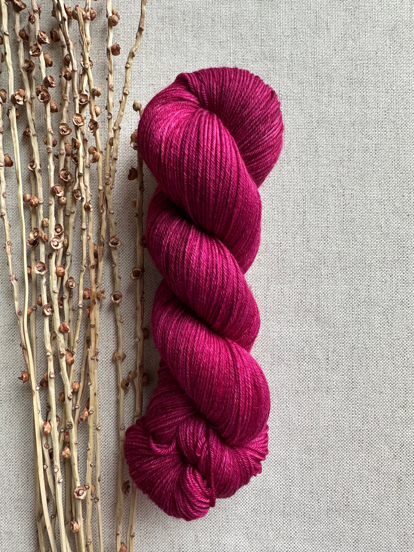 Burgundy SW Merino Nylon Yarn