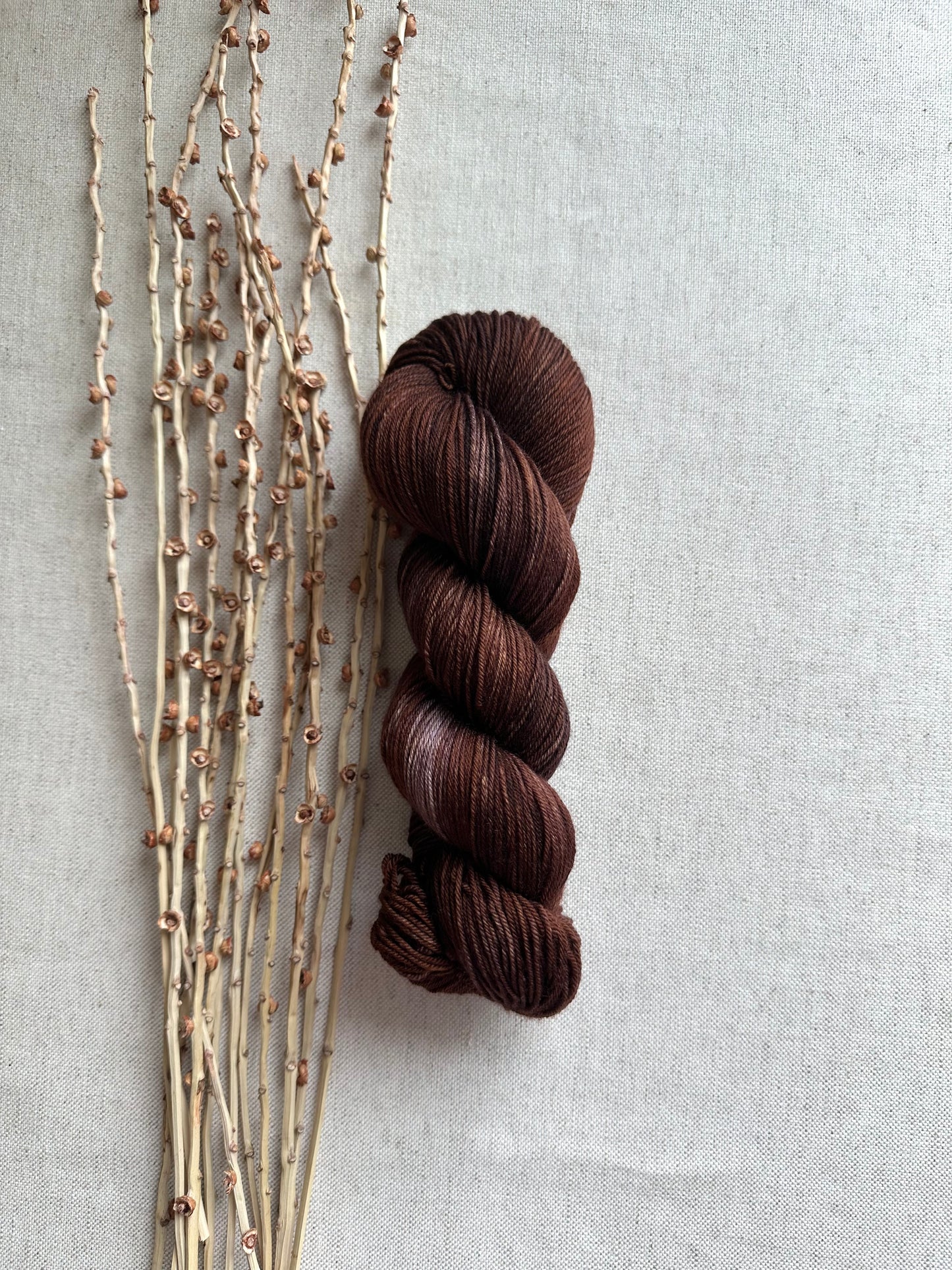 Distressed Maron 100g Skein