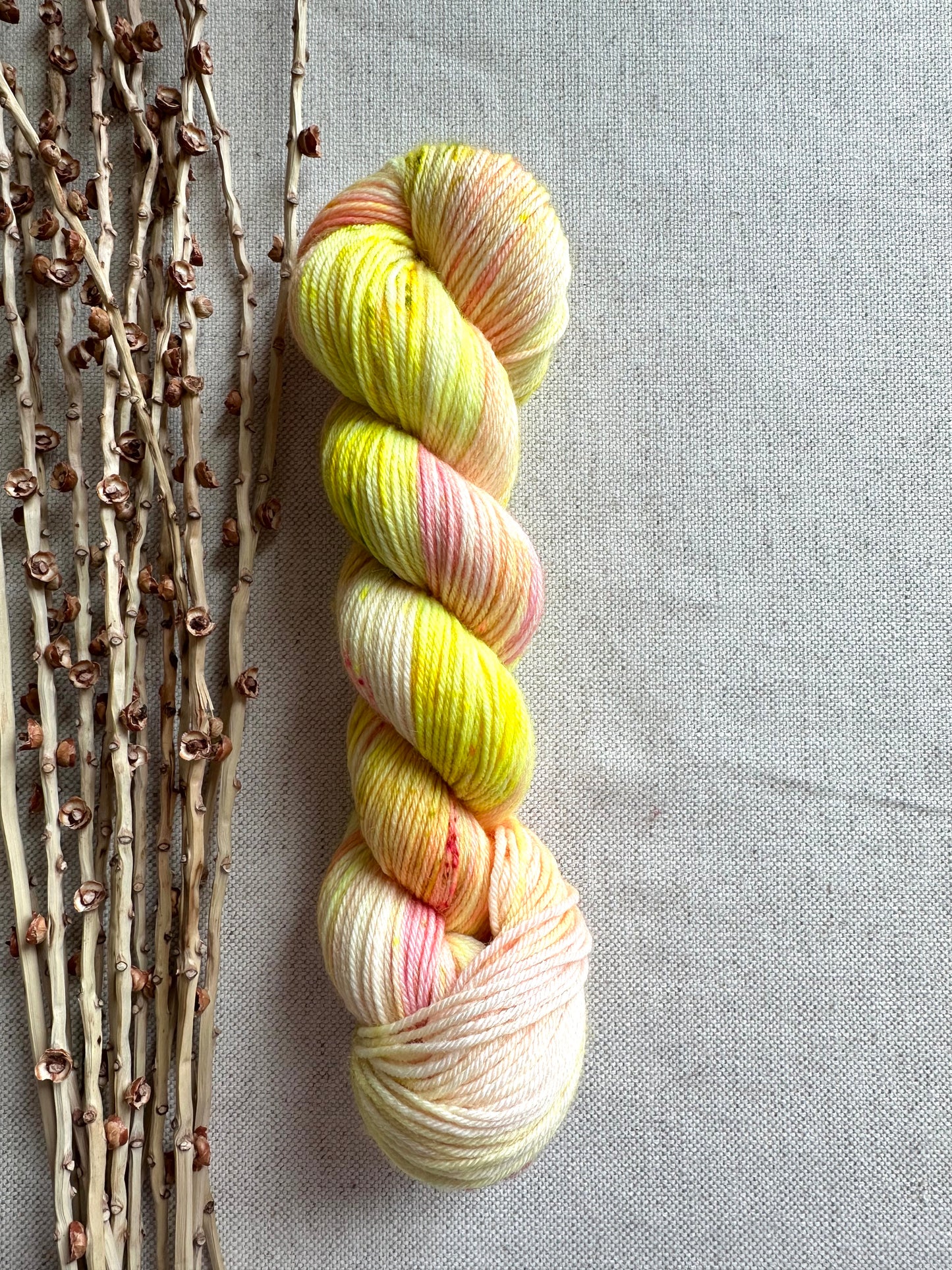 Battenberg Cake SW Merino Nylon 50g Skein