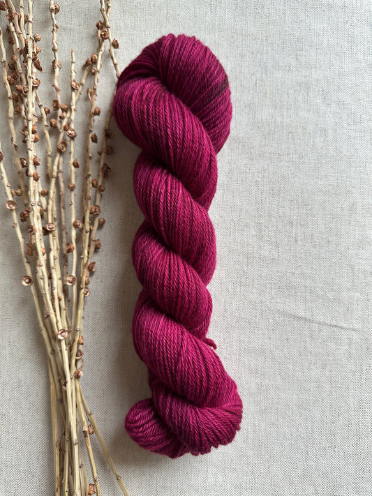 Burgundy Merino Yarn