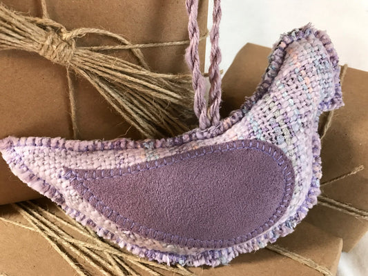 Lavender Dove Ornament